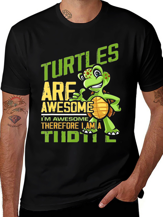 Turtle Awesome Graphic T-Shirt