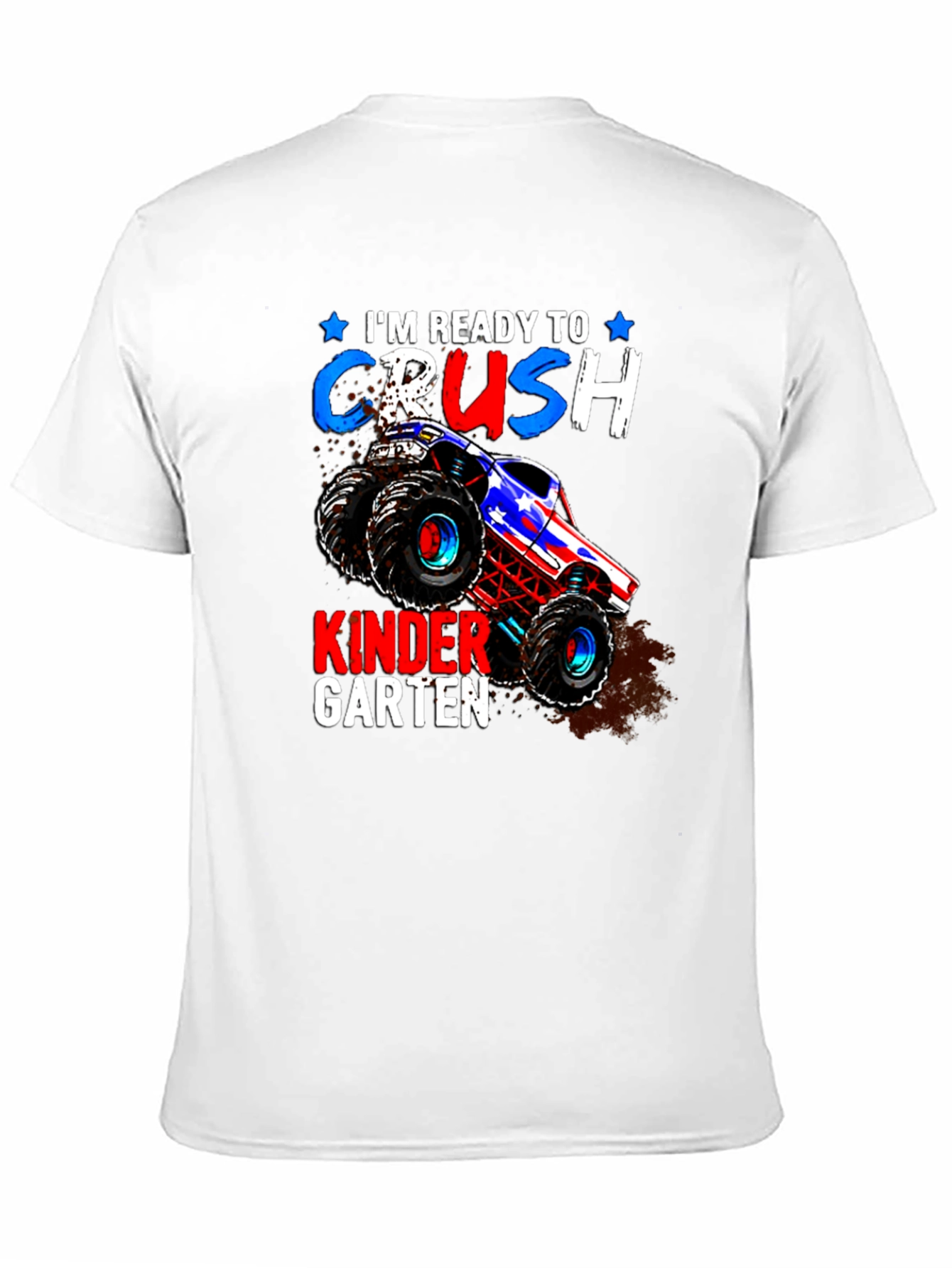Ready to Crush Kindergarten Monster Truck T-Shirt