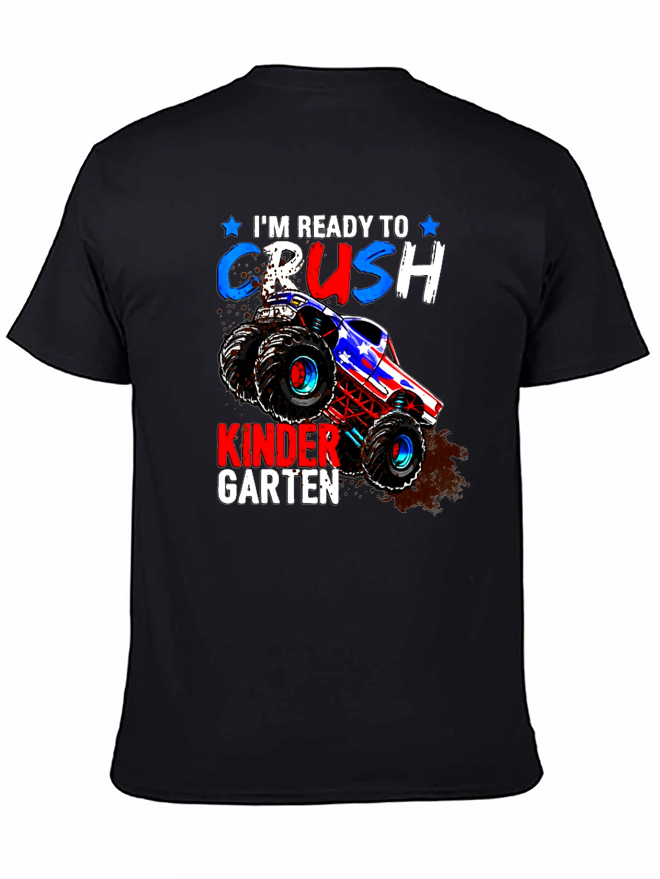 Ready to Crush Kindergarten Monster Truck T-Shirt