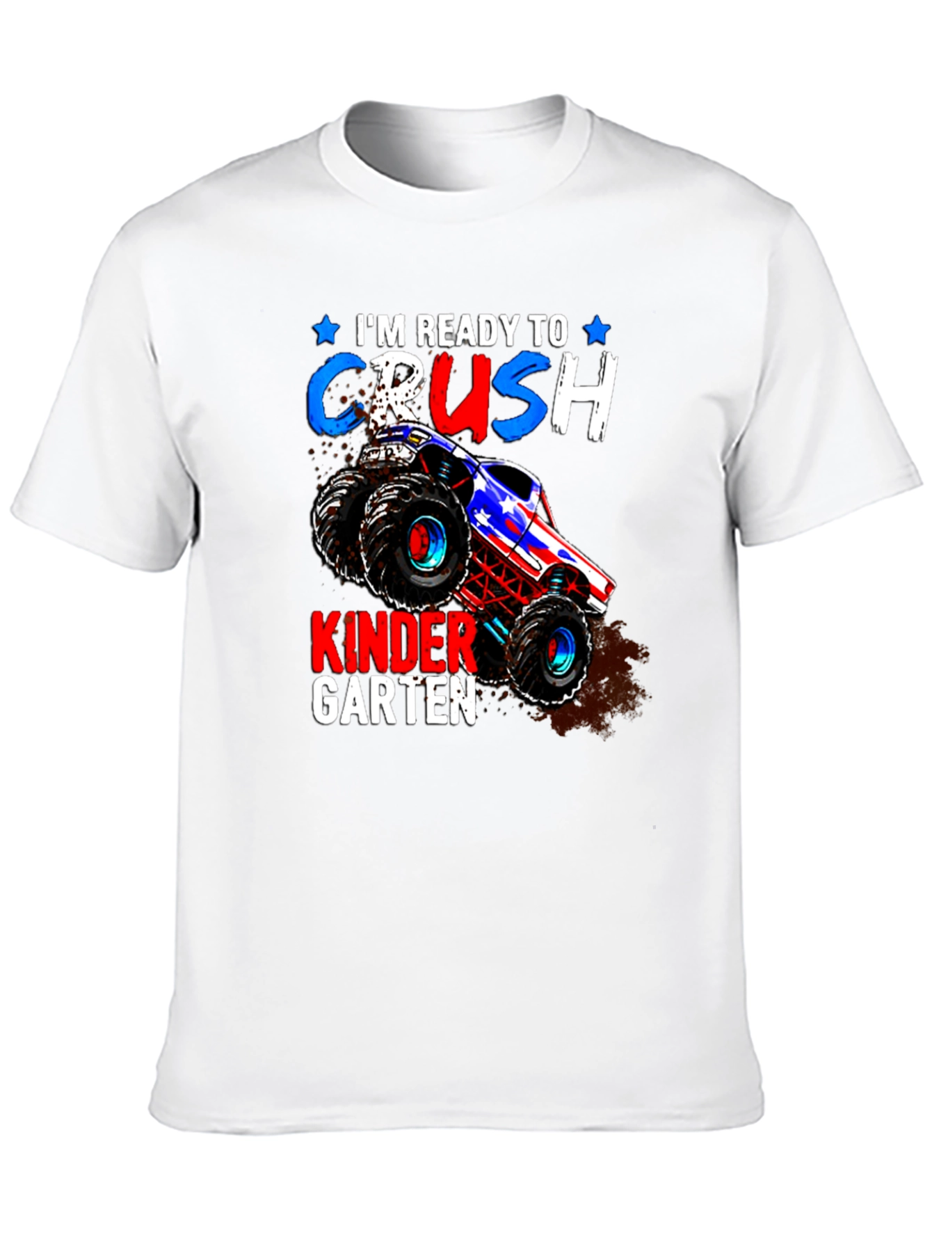 Ready to Crush Kindergarten Monster Truck T-Shirt