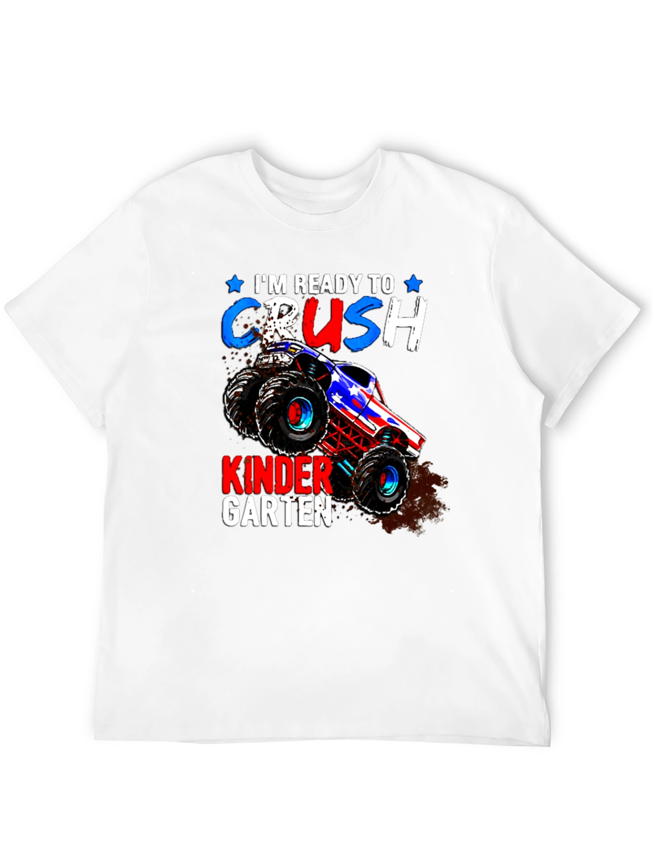 Ready to Crush Kindergarten Monster Truck T-Shirt