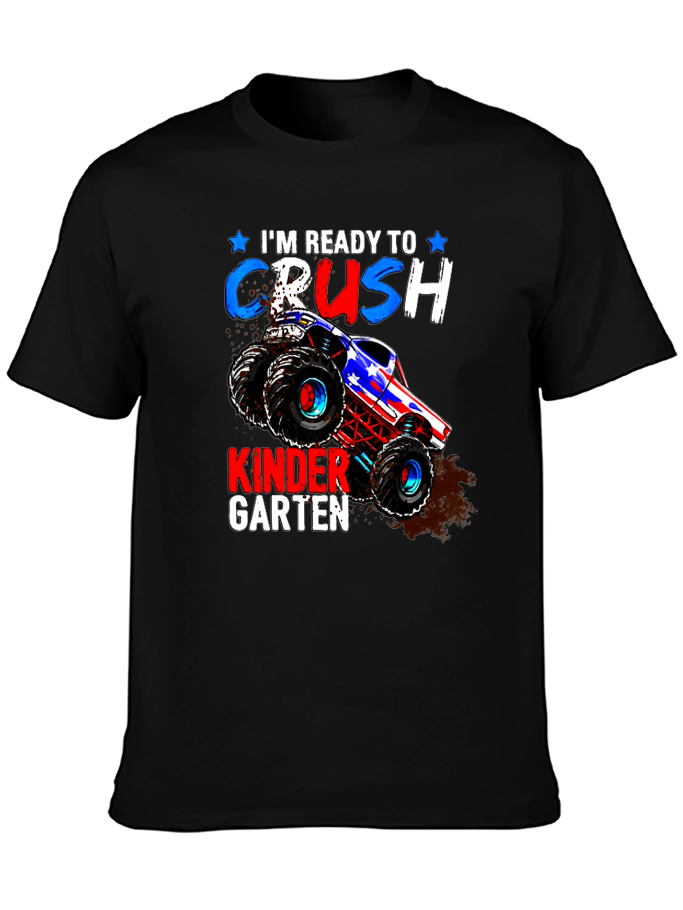 Ready to Crush Kindergarten Monster Truck T-Shirt