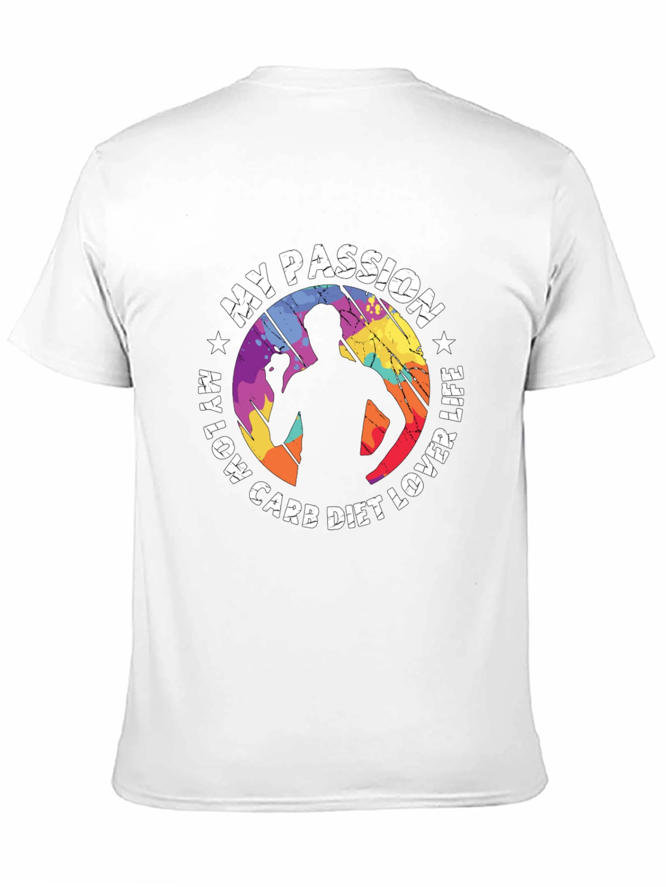 My Passion Low Carb Diet Lover Life Black T-Shirt