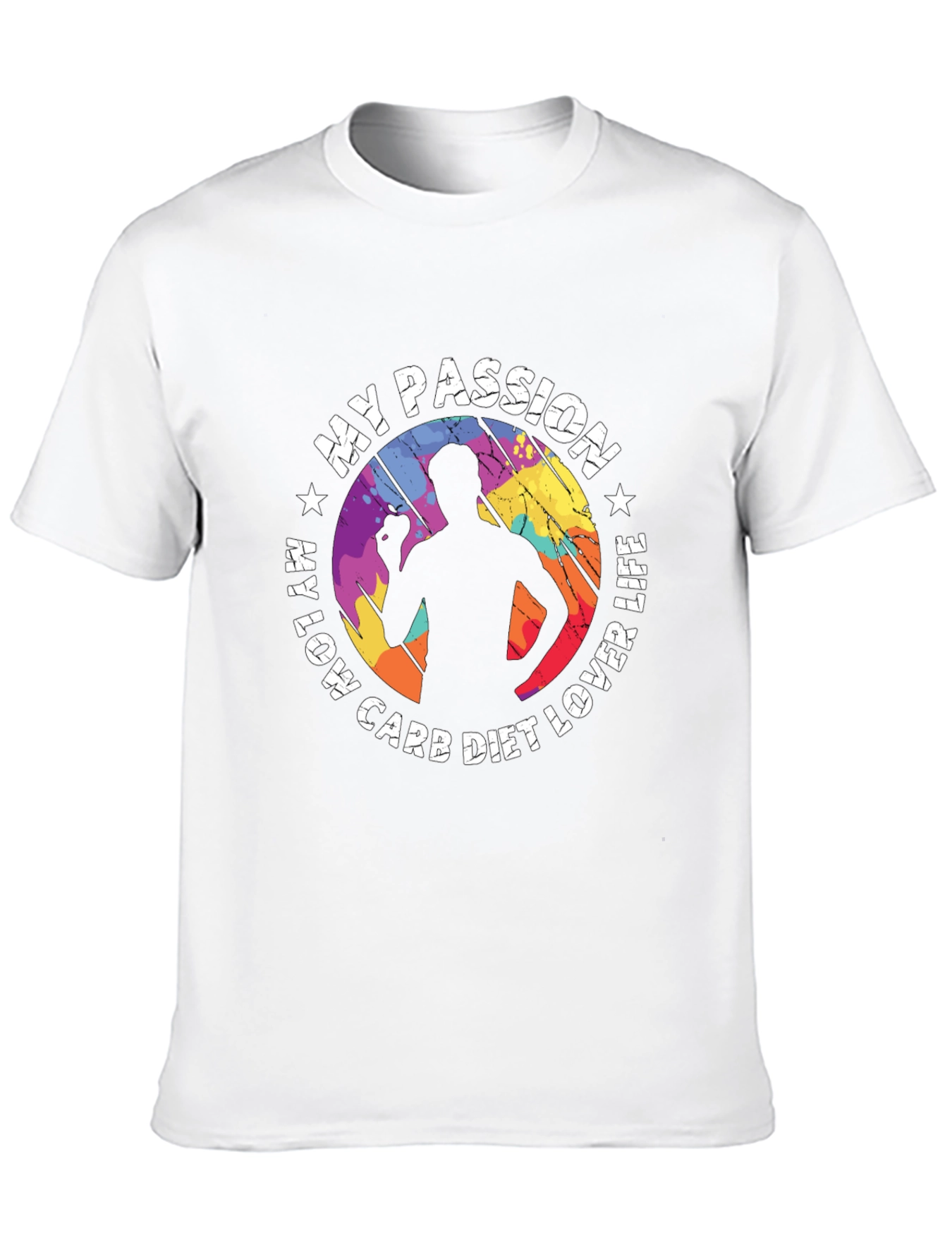 My Passion Low Carb Diet Lover Life Black T-Shirt