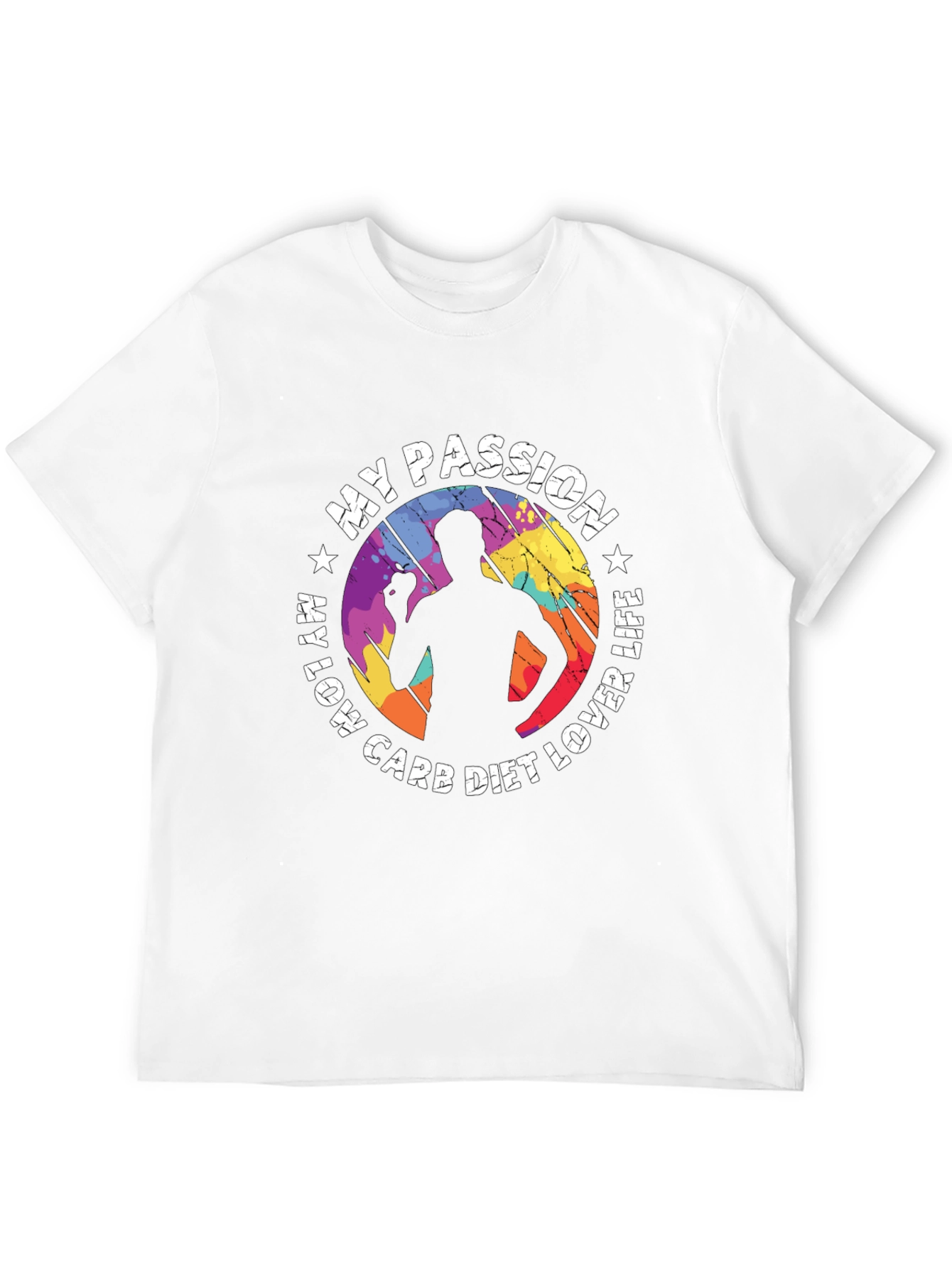 My Passion Low Carb Diet Lover Life Black T-Shirt