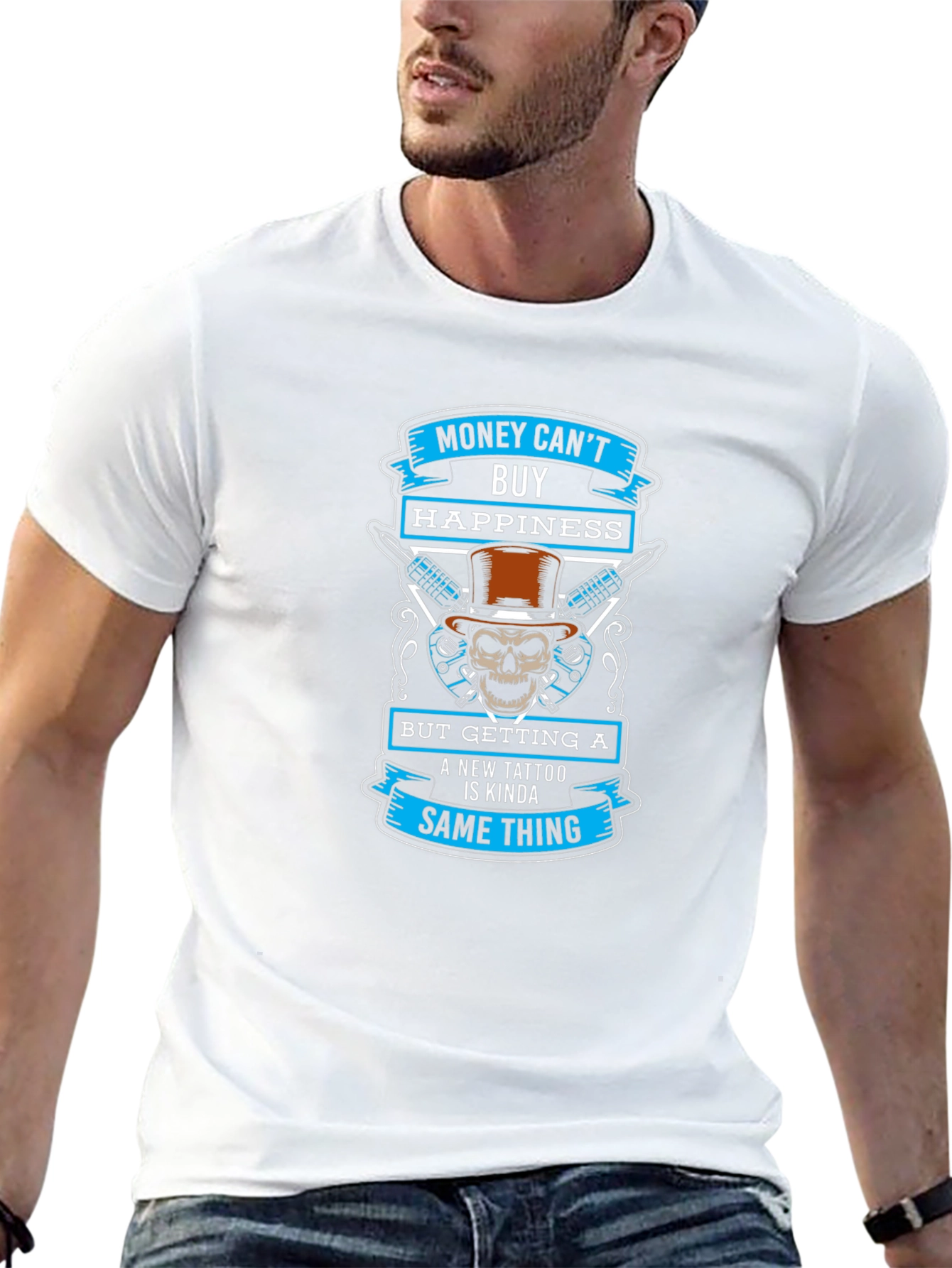 Money Cant Buy Happiness Tattoo T-Shirt