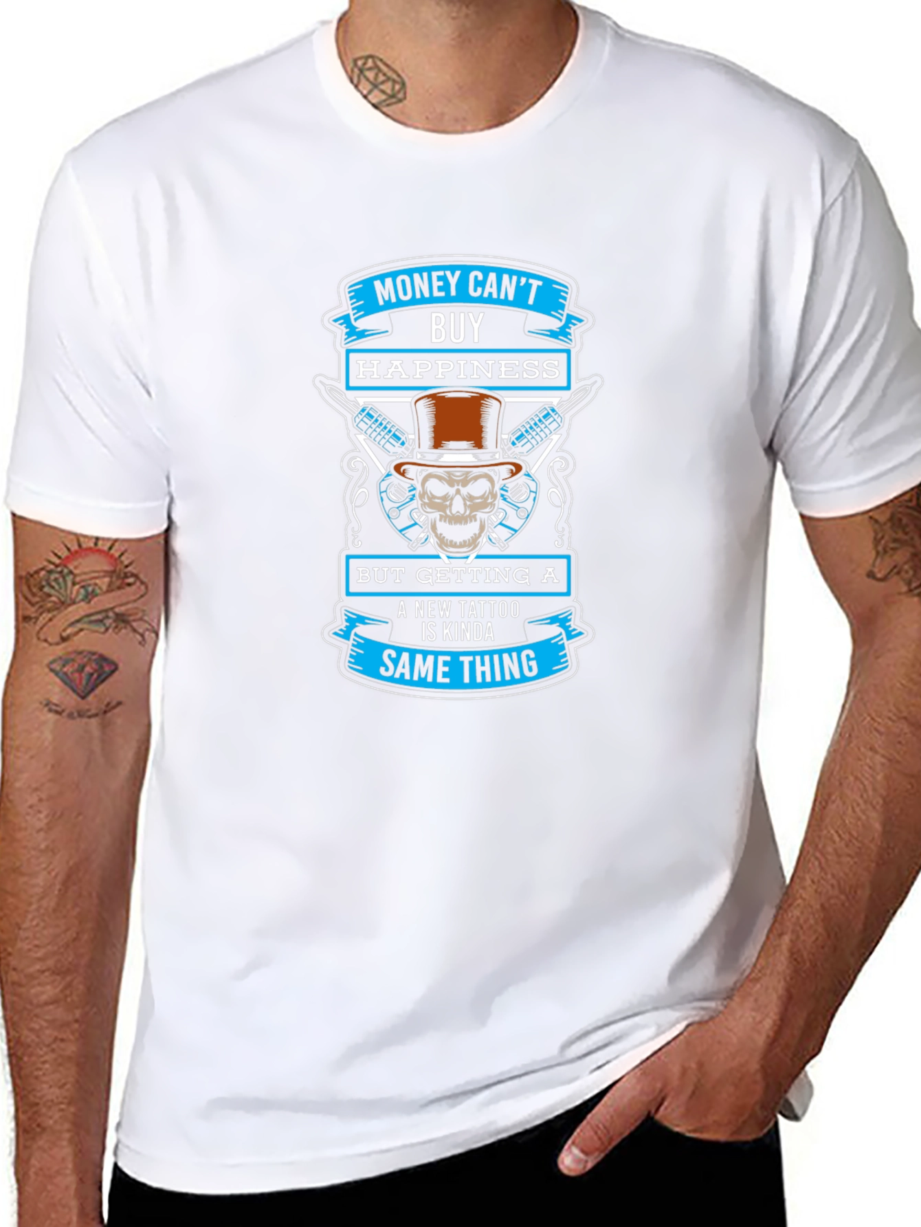 Money Cant Buy Happiness Tattoo T-Shirt