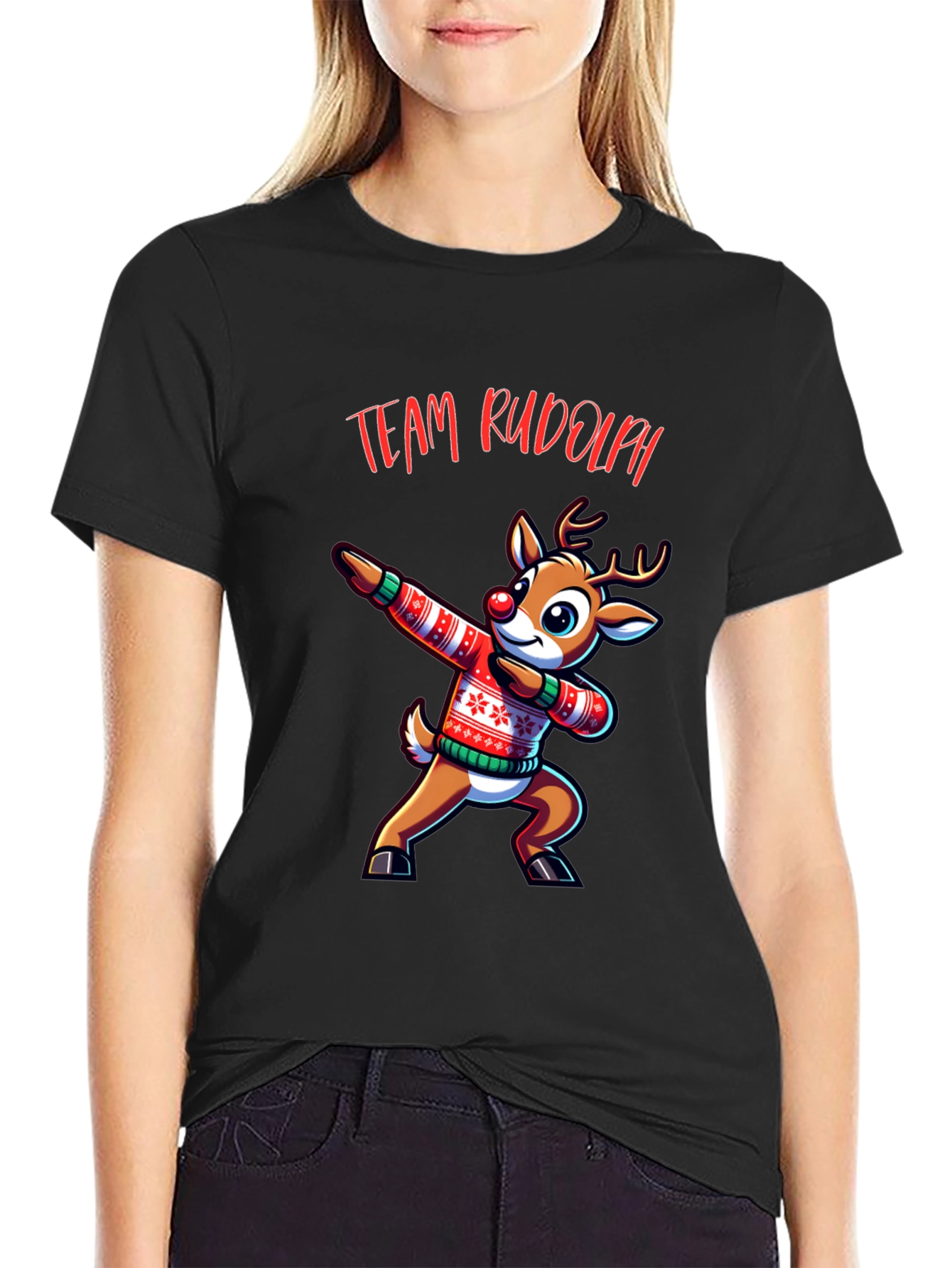 Team Rudolph Dab Christmas T-Shirt