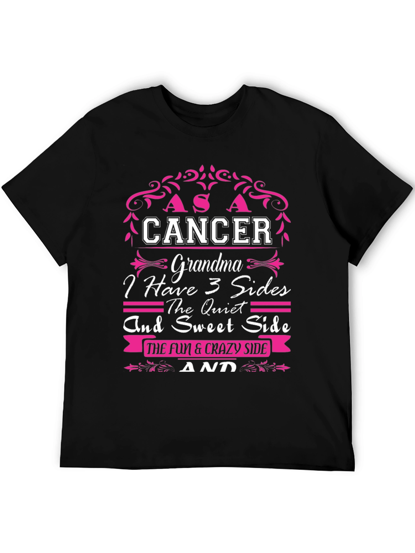 Cancer Grandma T-Shirt - 3 Sides