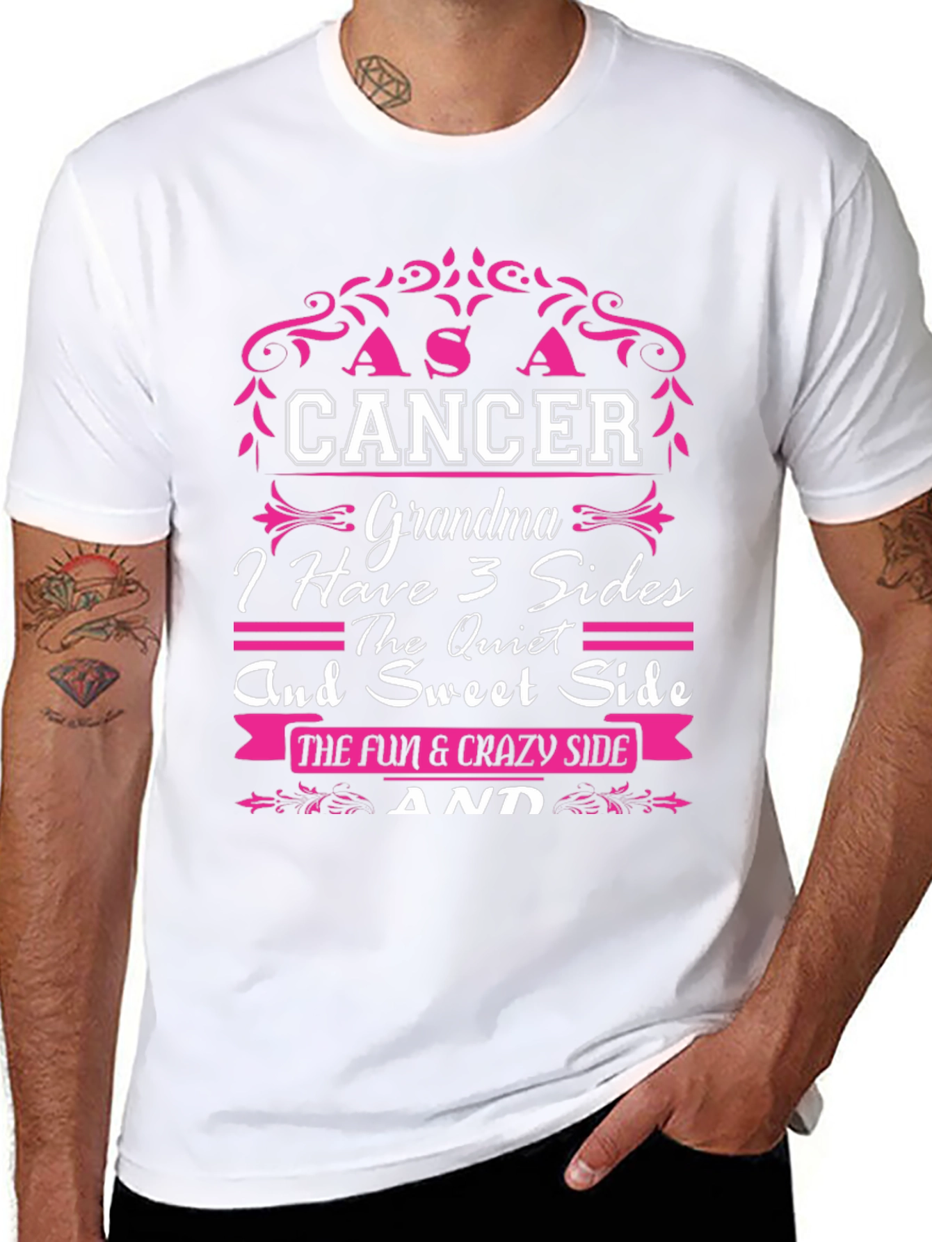 Cancer Grandma T-Shirt - 3 Sides