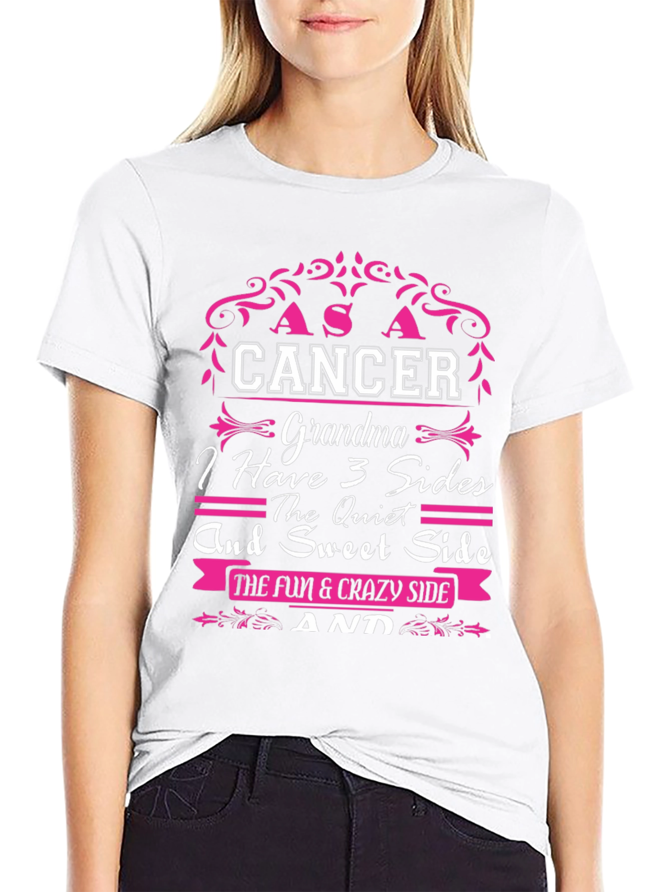 Cancer Grandma T-Shirt - 3 Sides