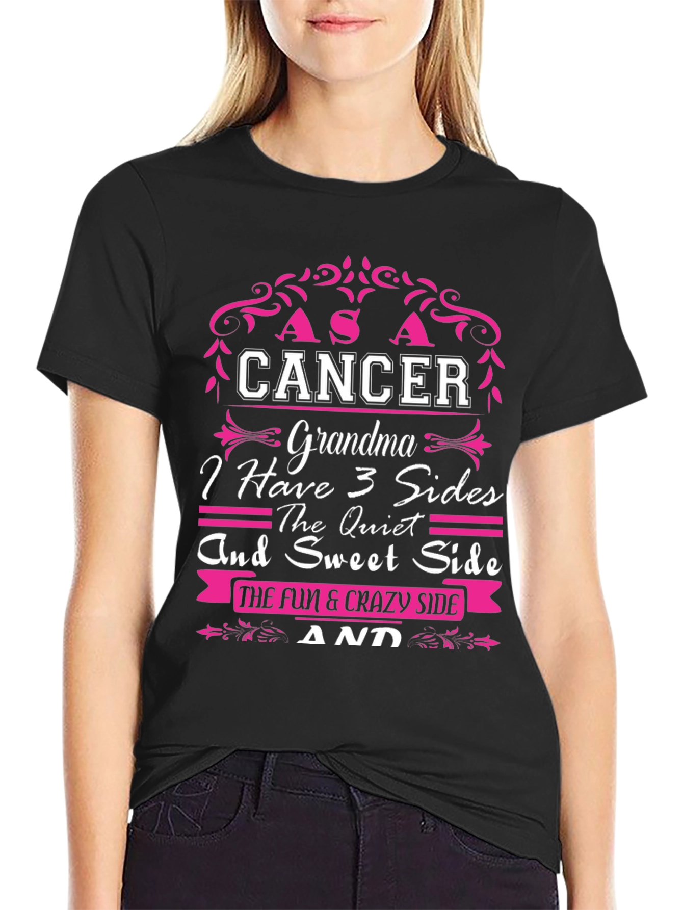 Cancer Grandma T-Shirt - 3 Sides