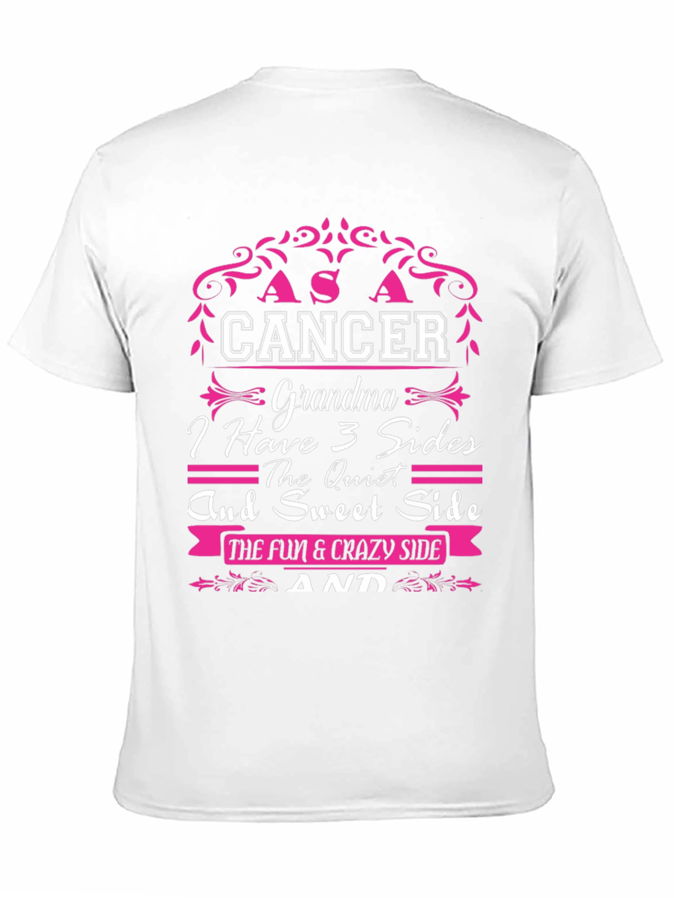 Cancer Grandma T-Shirt - 3 Sides