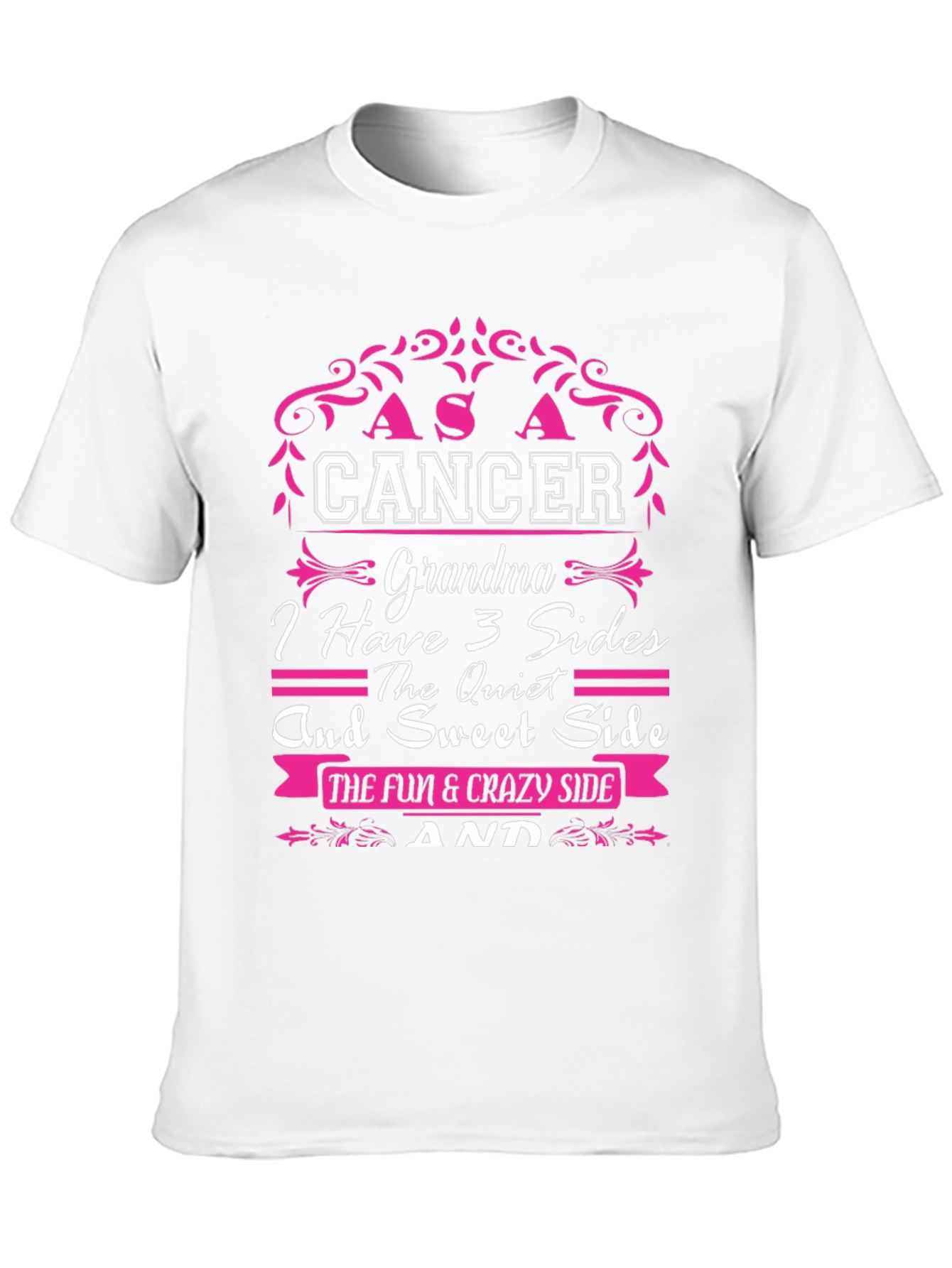Cancer Grandma T-Shirt - 3 Sides