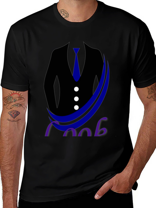 Suited Up Tee: Cool & Casual Style