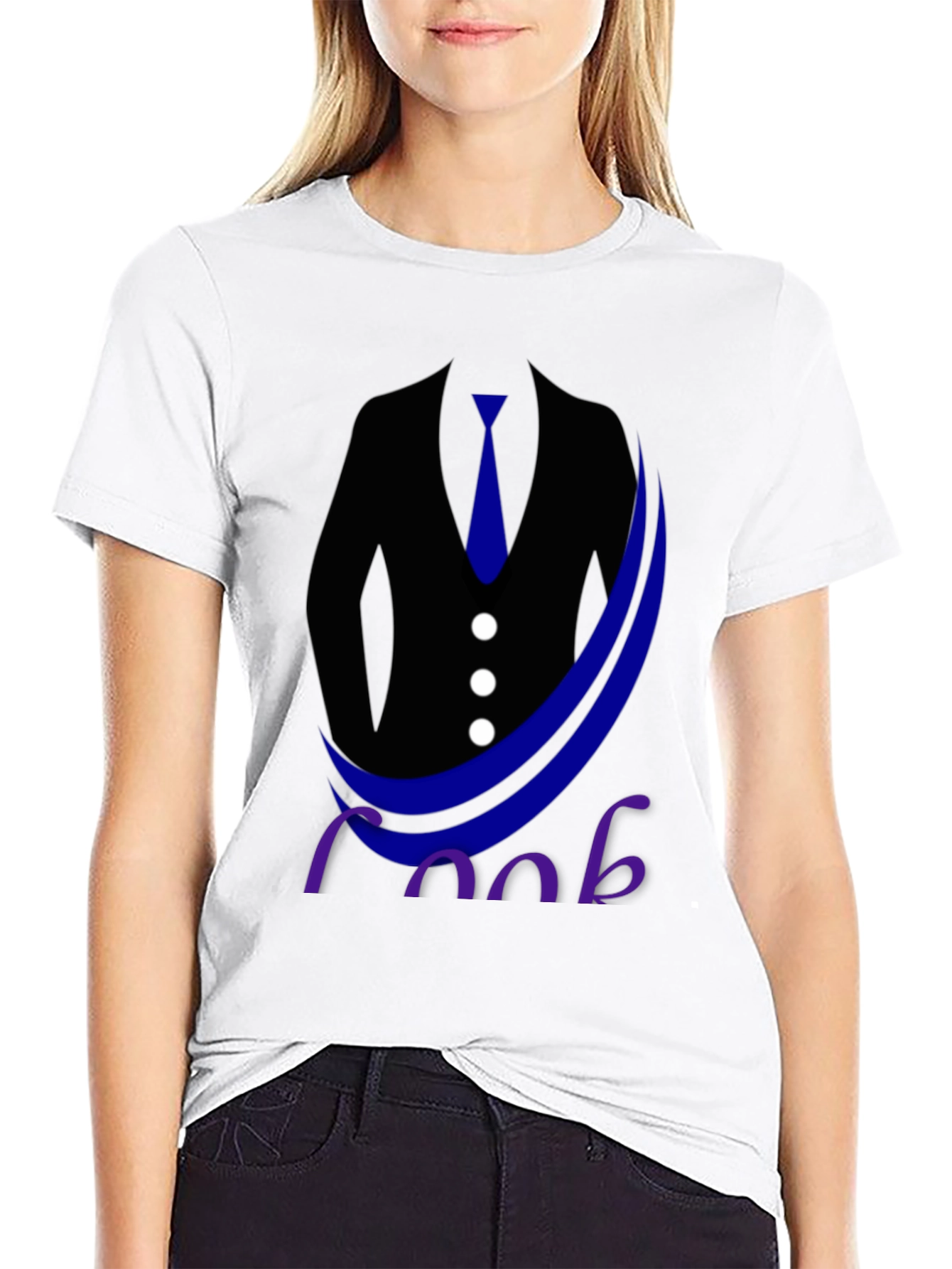 Suited Up Tee: Cool & Casual Style
