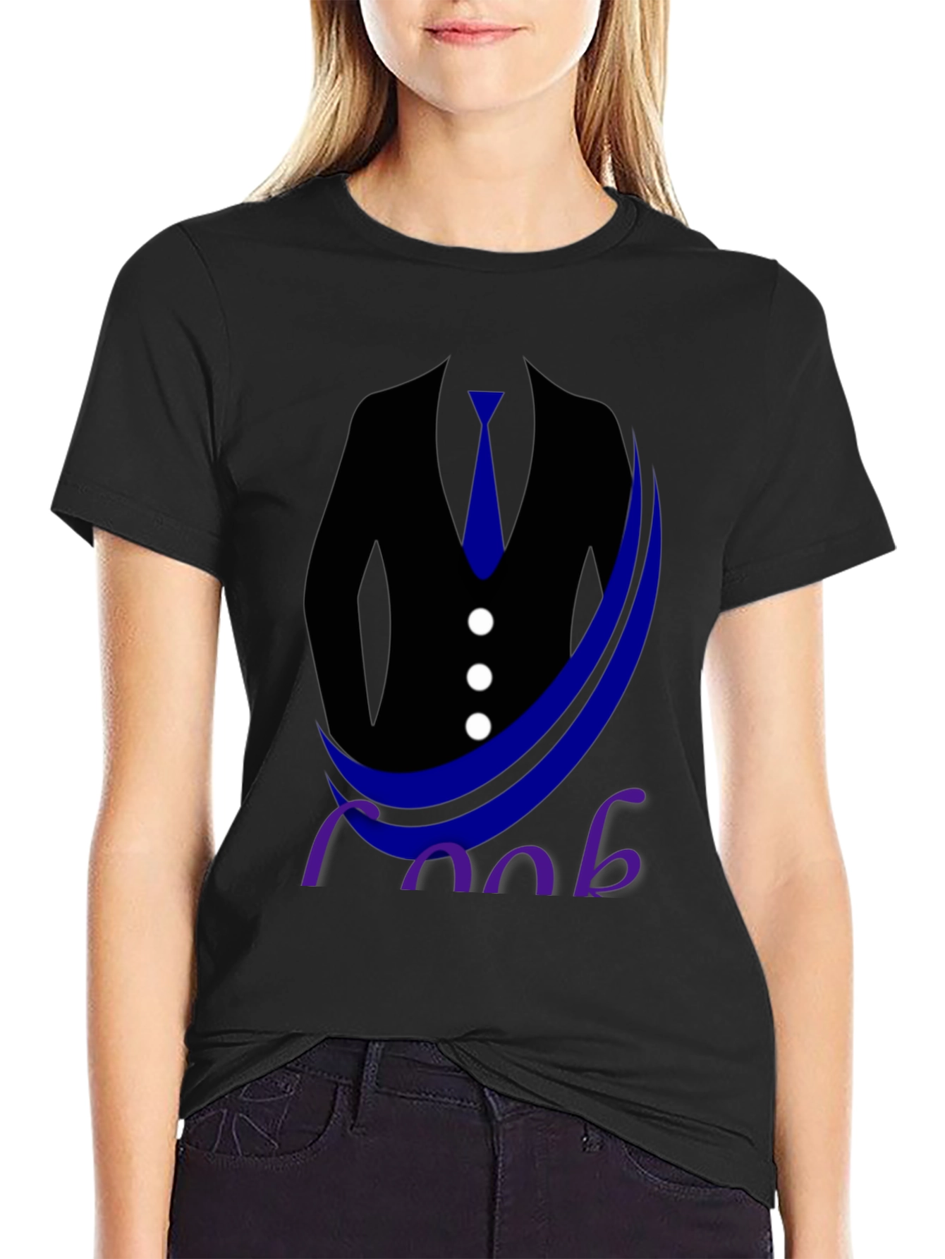 Suited Up Tee: Cool & Casual Style
