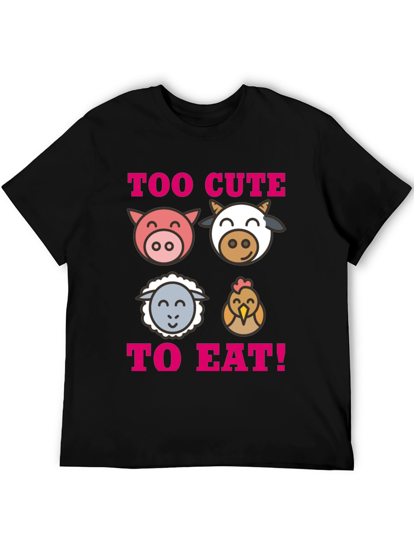 Too Cute To Eat Vegan T-Shirt