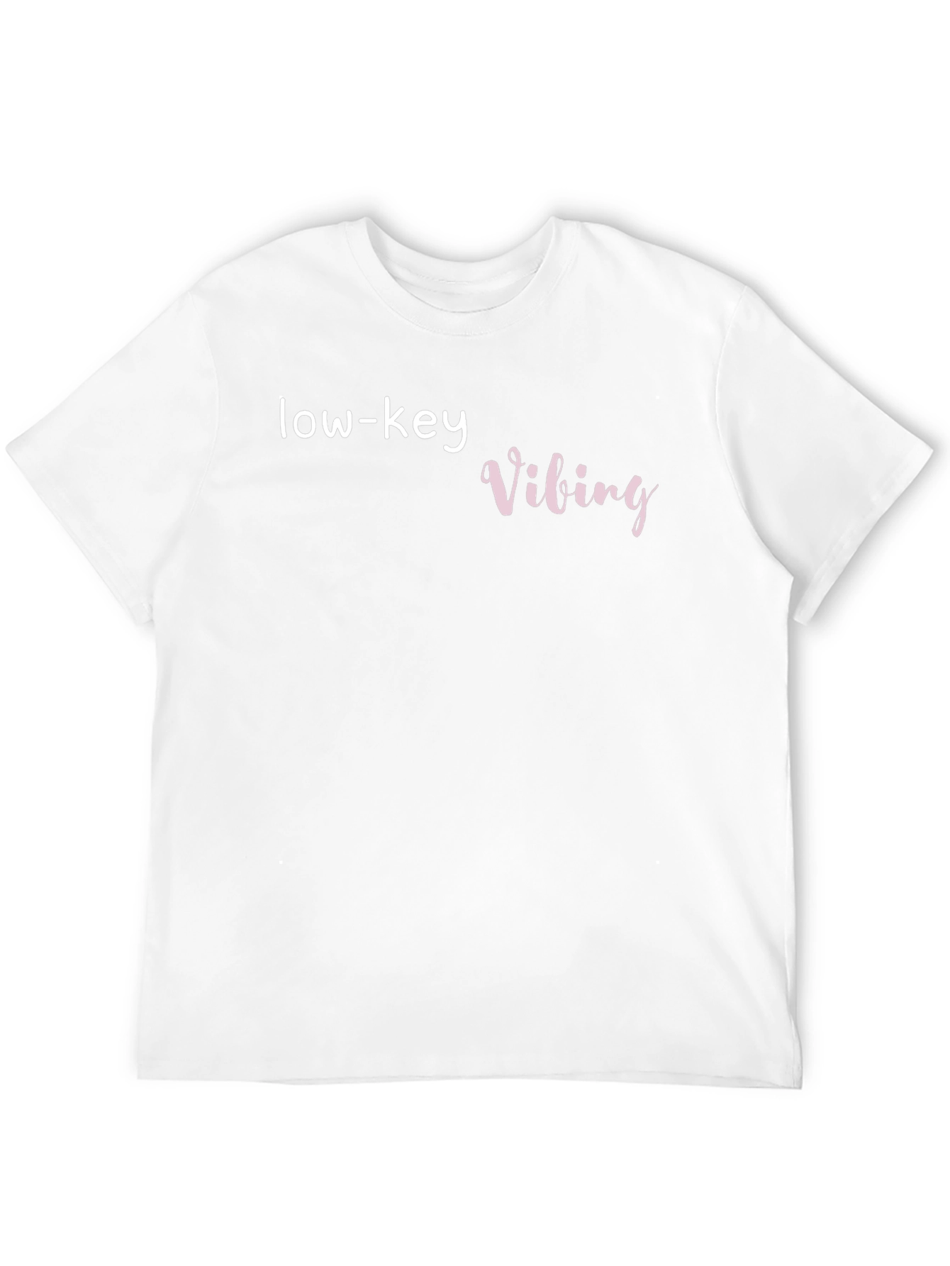 Low-Key Vibing Black T-Shirt