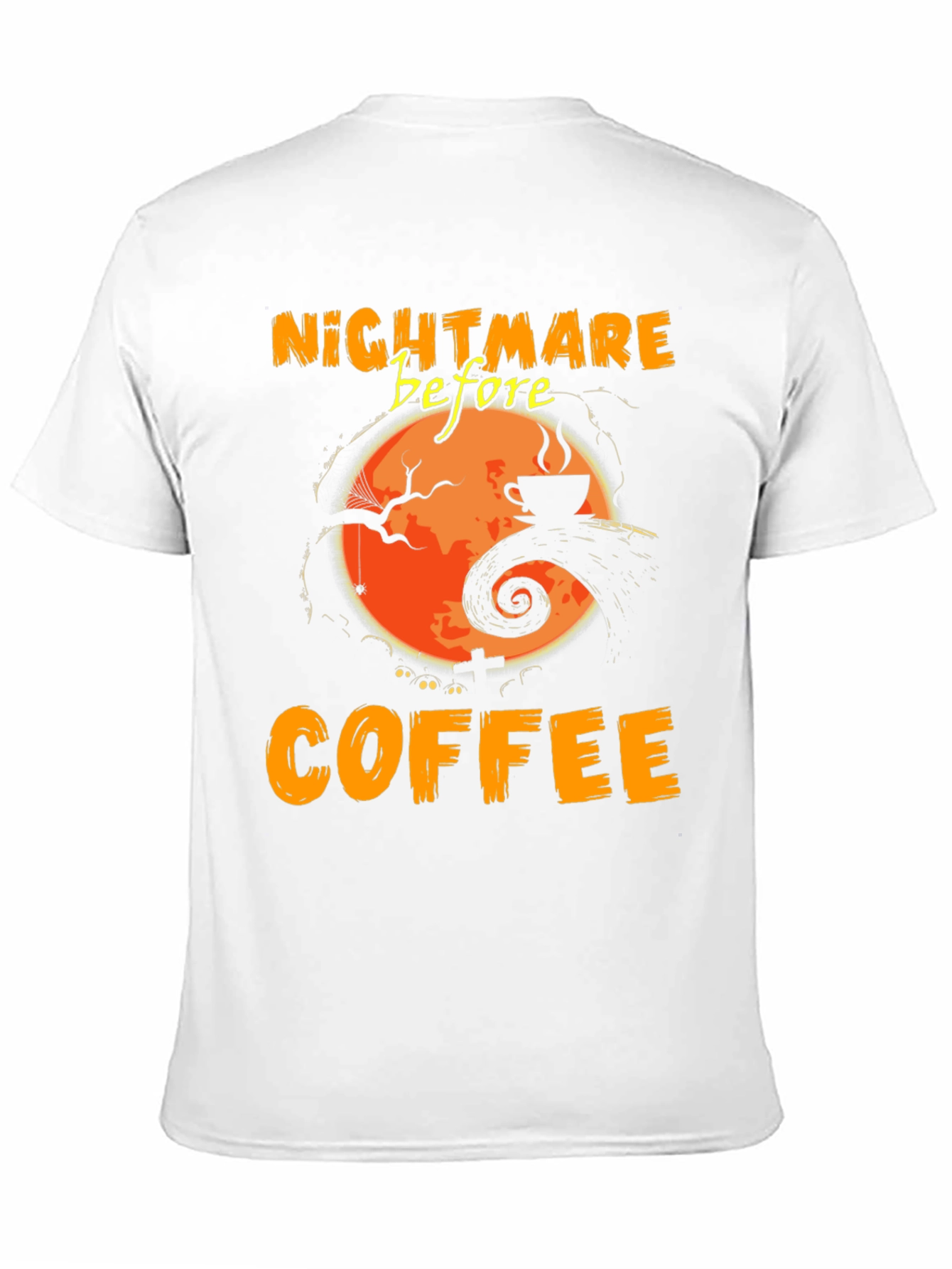 Nightmare Before Coffee Graphic Tee - Halloween T-Shirt