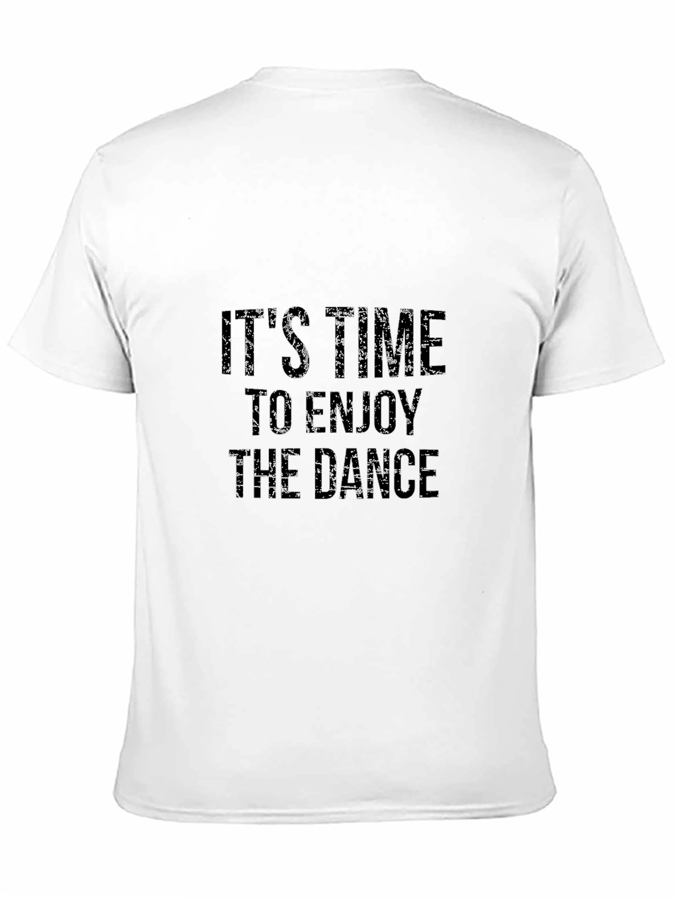 Its Time to Enjoy the Dance Mens Black Tee
