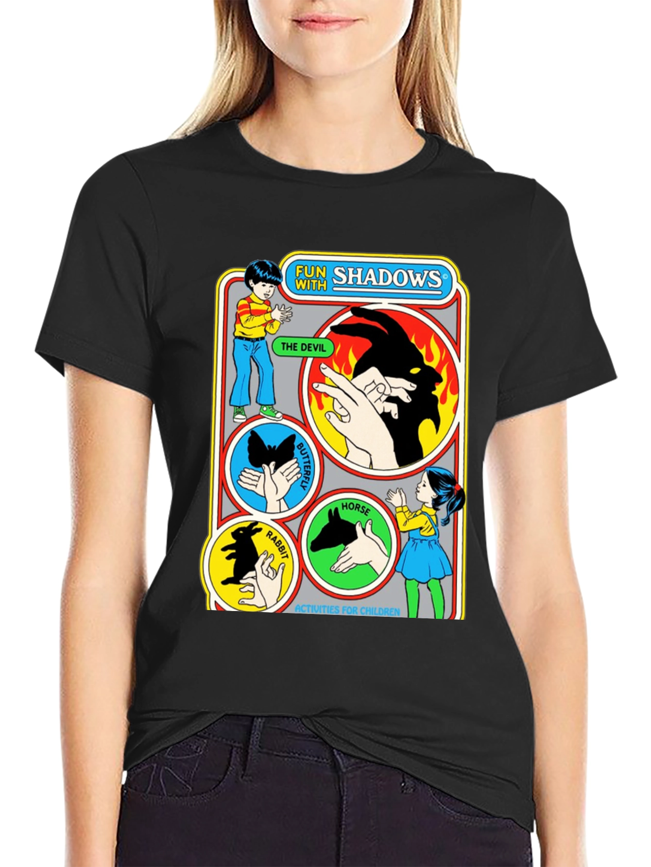 Fun with Shadows Graphic T-Shirt
