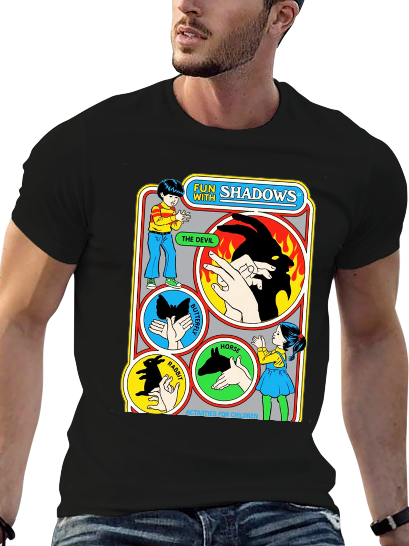 Fun with Shadows Graphic T-Shirt