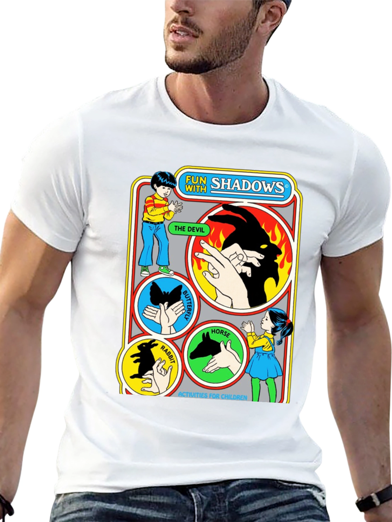 Fun with Shadows Graphic T-Shirt