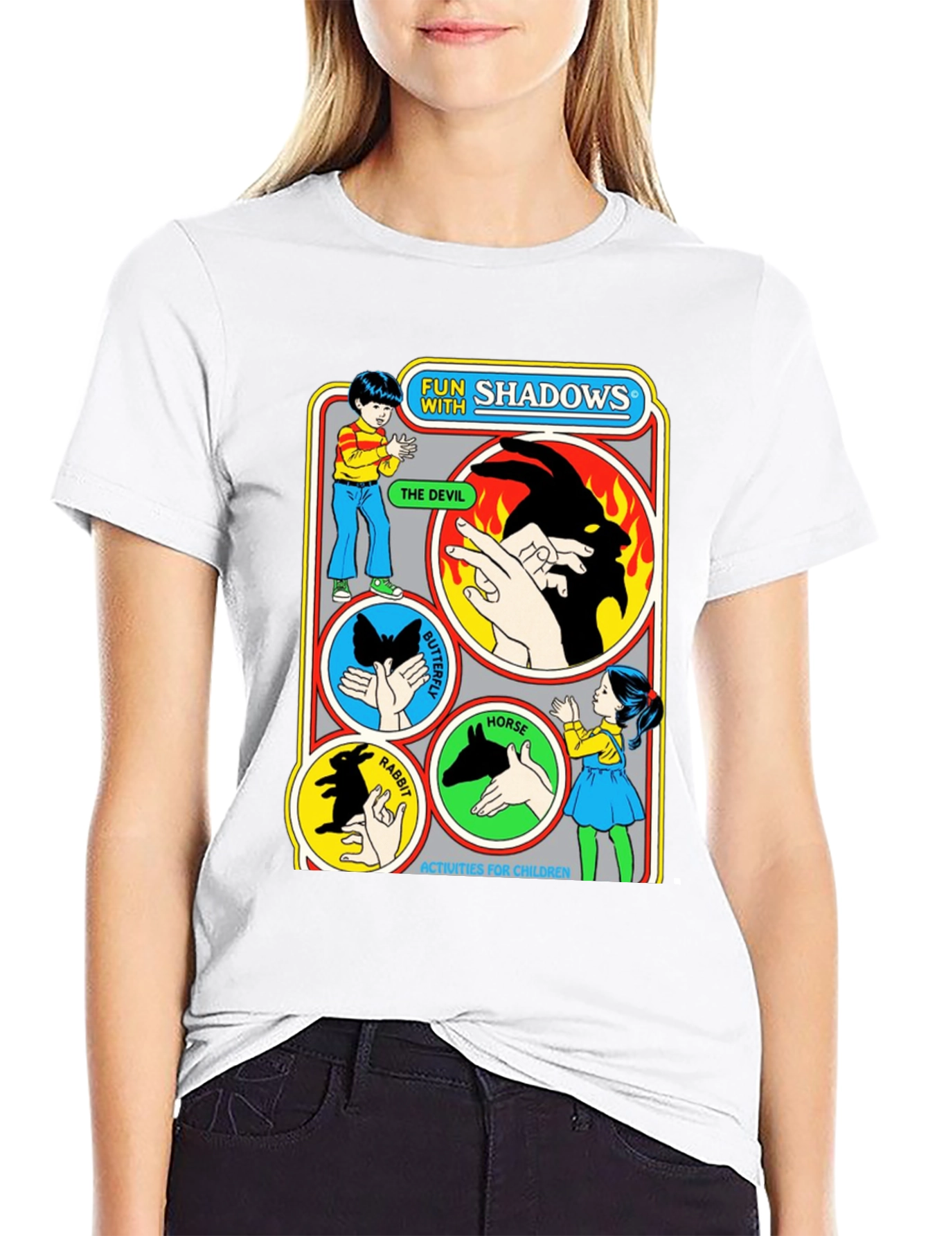 Fun with Shadows Graphic T-Shirt