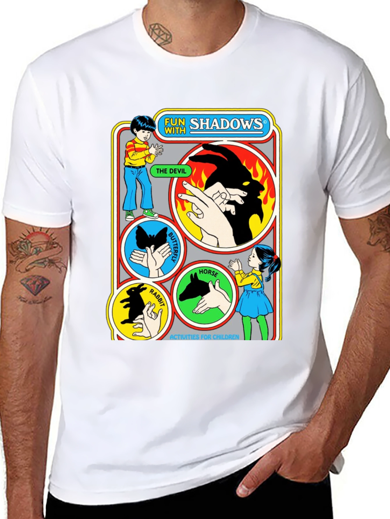 Fun with Shadows Graphic T-Shirt