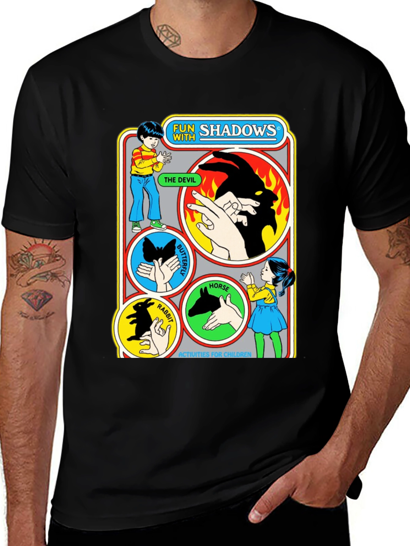 Fun with Shadows Graphic T-Shirt
