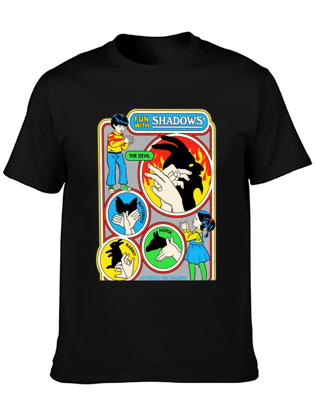 Fun with Shadows Graphic T-Shirt