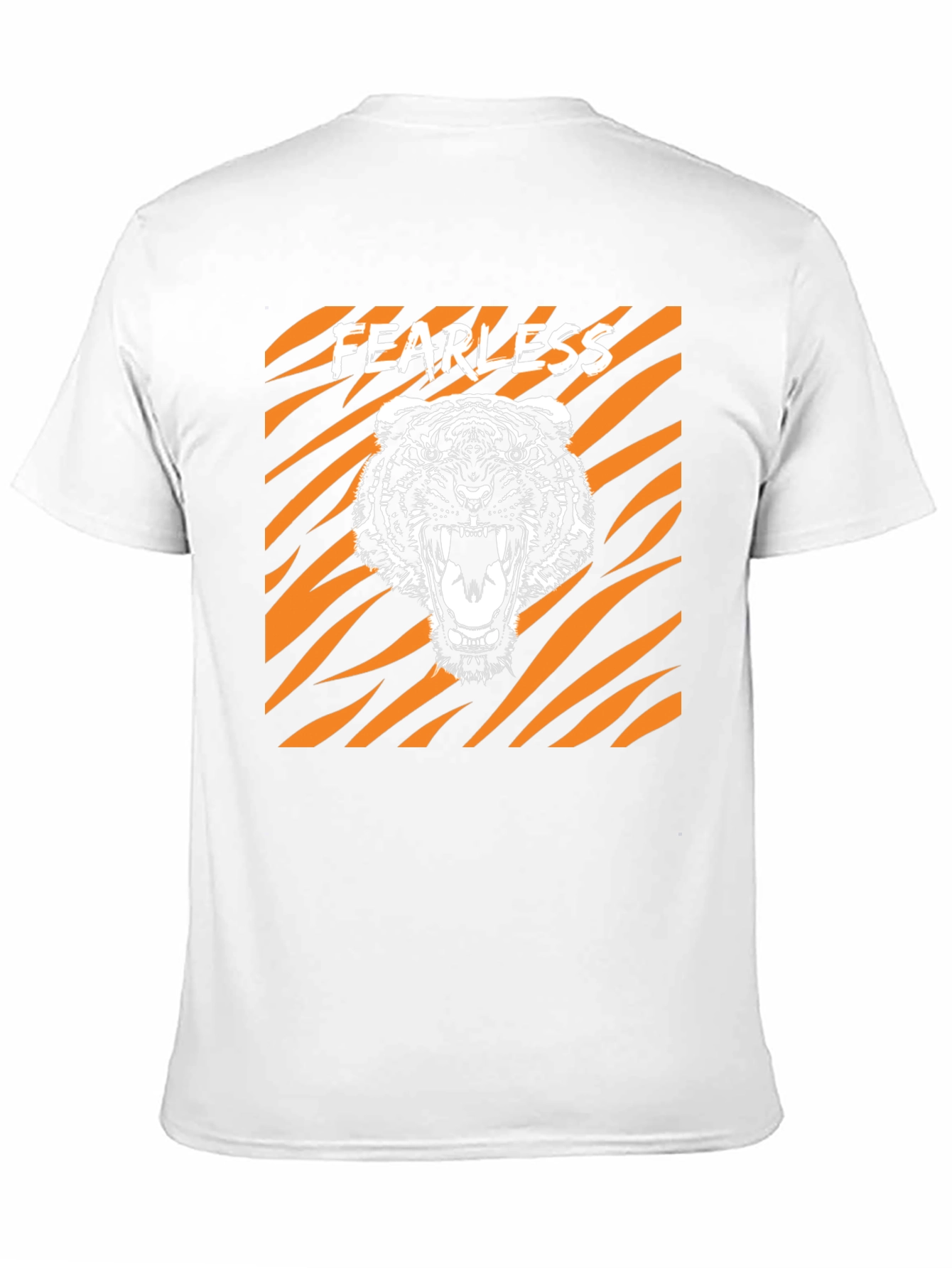 Fearless Tiger Graphic Tee - Bold Animal Print