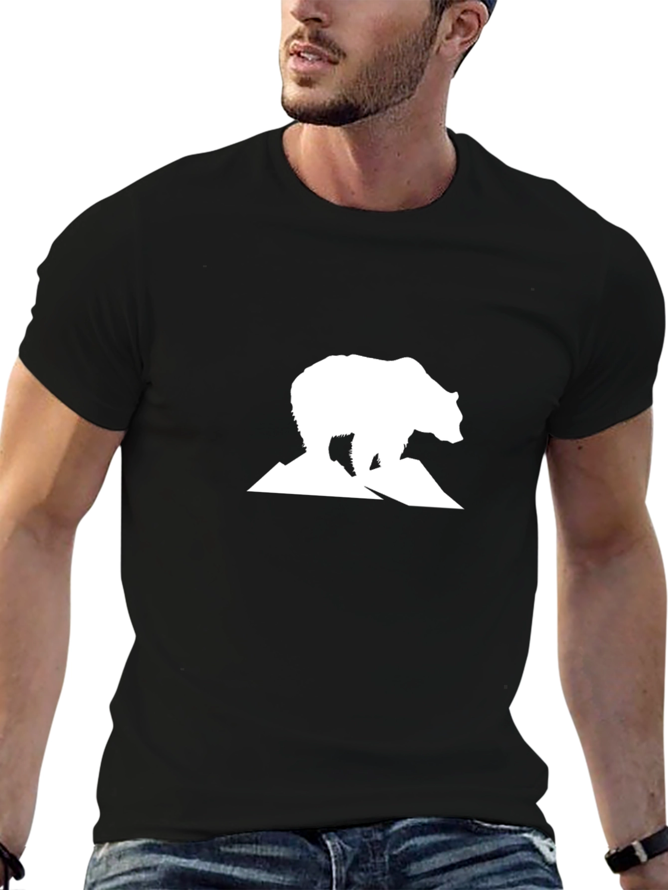 Bear Mountain Graphic Tee - Black
