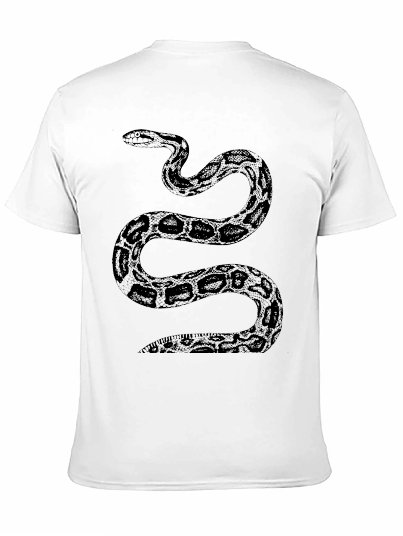 Black Snake Graphic Tee - Stylish Mens T-Shirt