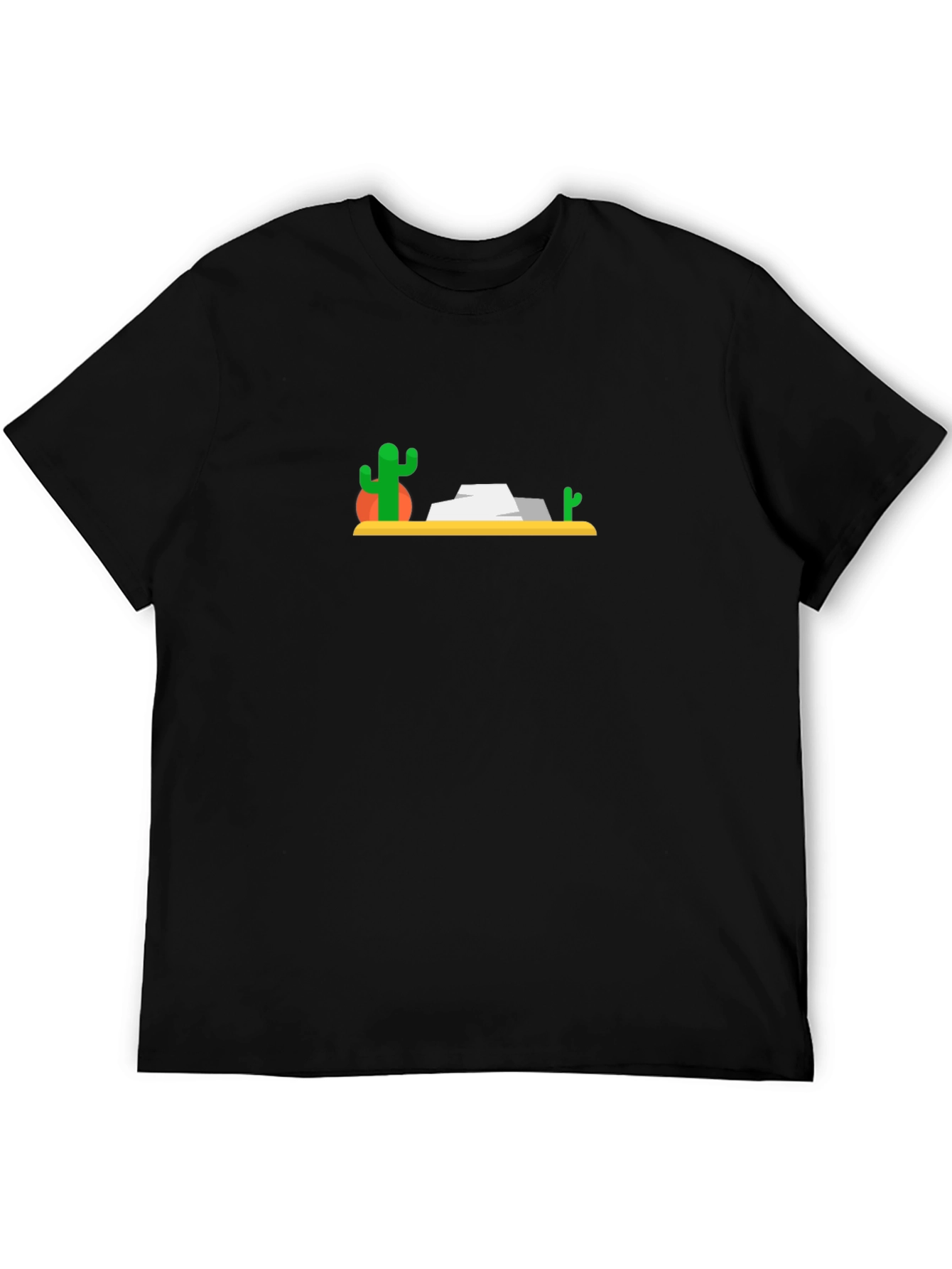 Desert Scene Black T-Shirt