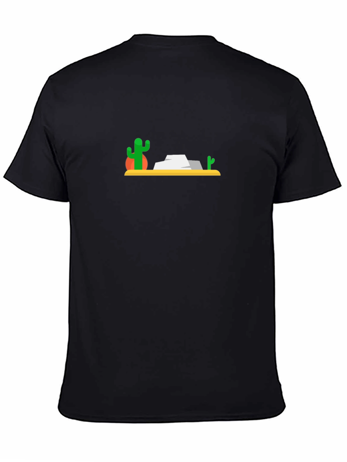 Desert Scene Black T-Shirt