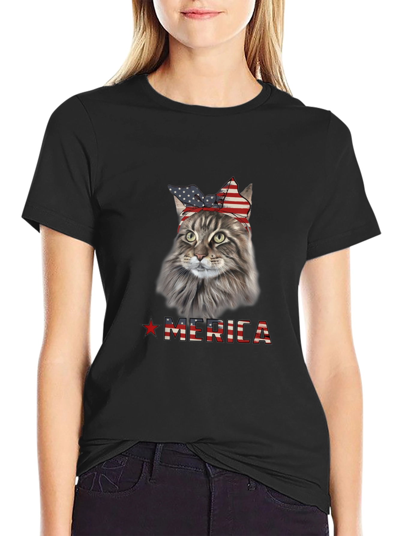 Patriotic Cat T-Shirt
