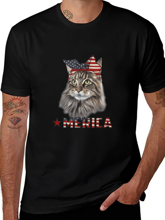 Patriotic Cat T-Shirt