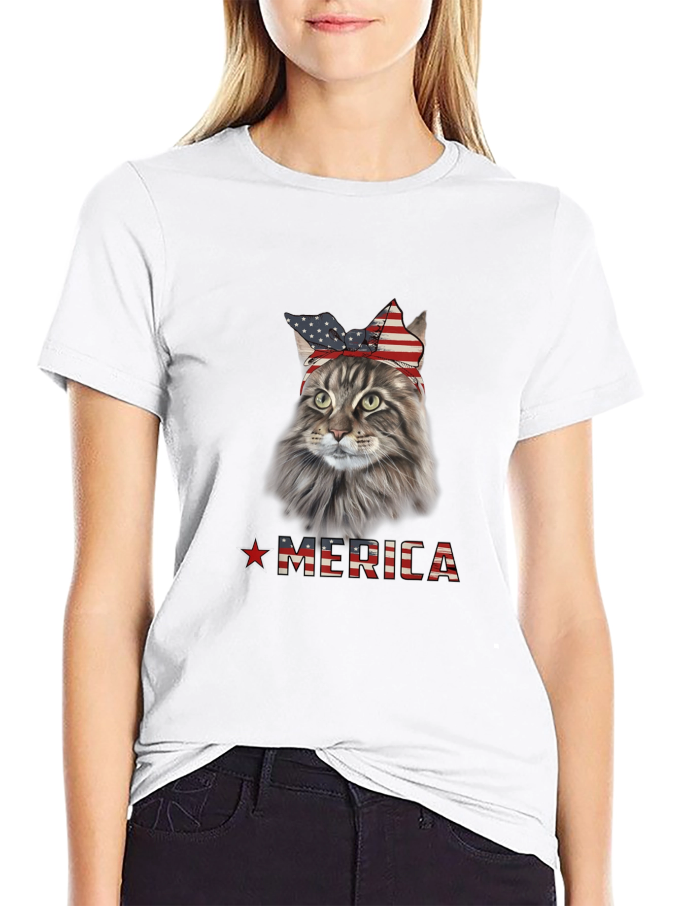 Patriotic Cat T-Shirt