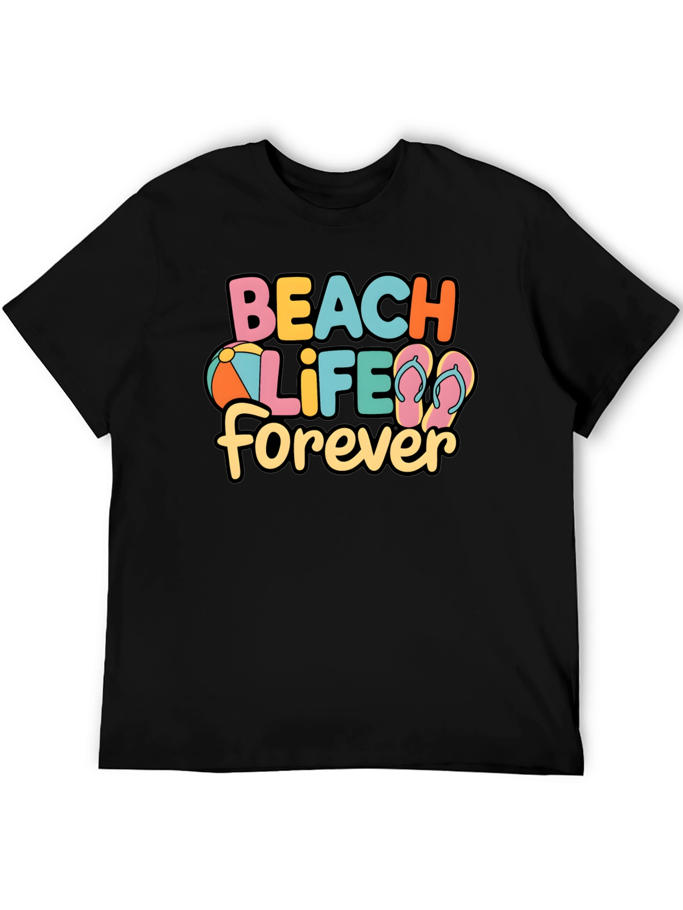 Beach Life Forever Graphic T-Shirt