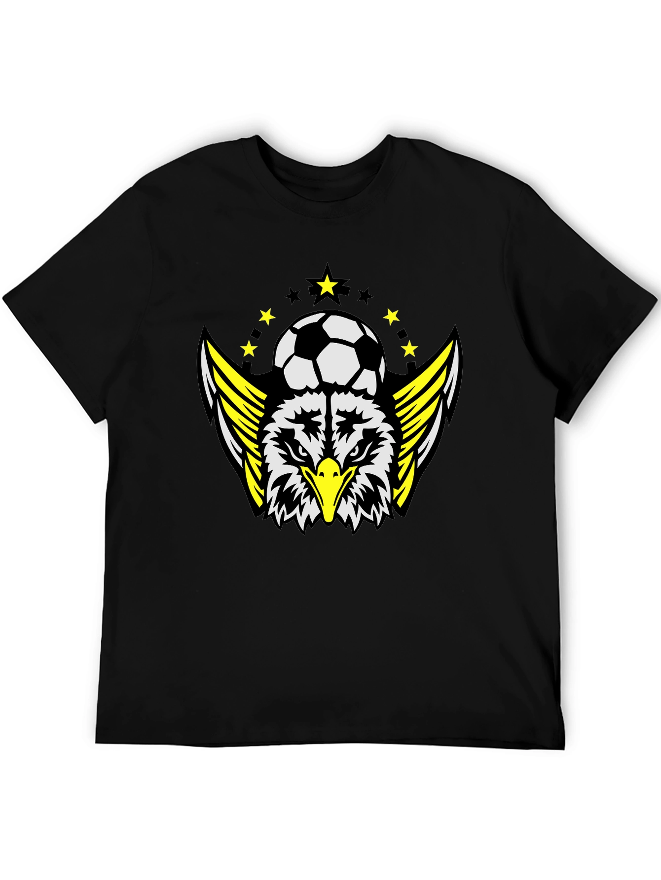 Eagle Soccer T-Shirt - Black
