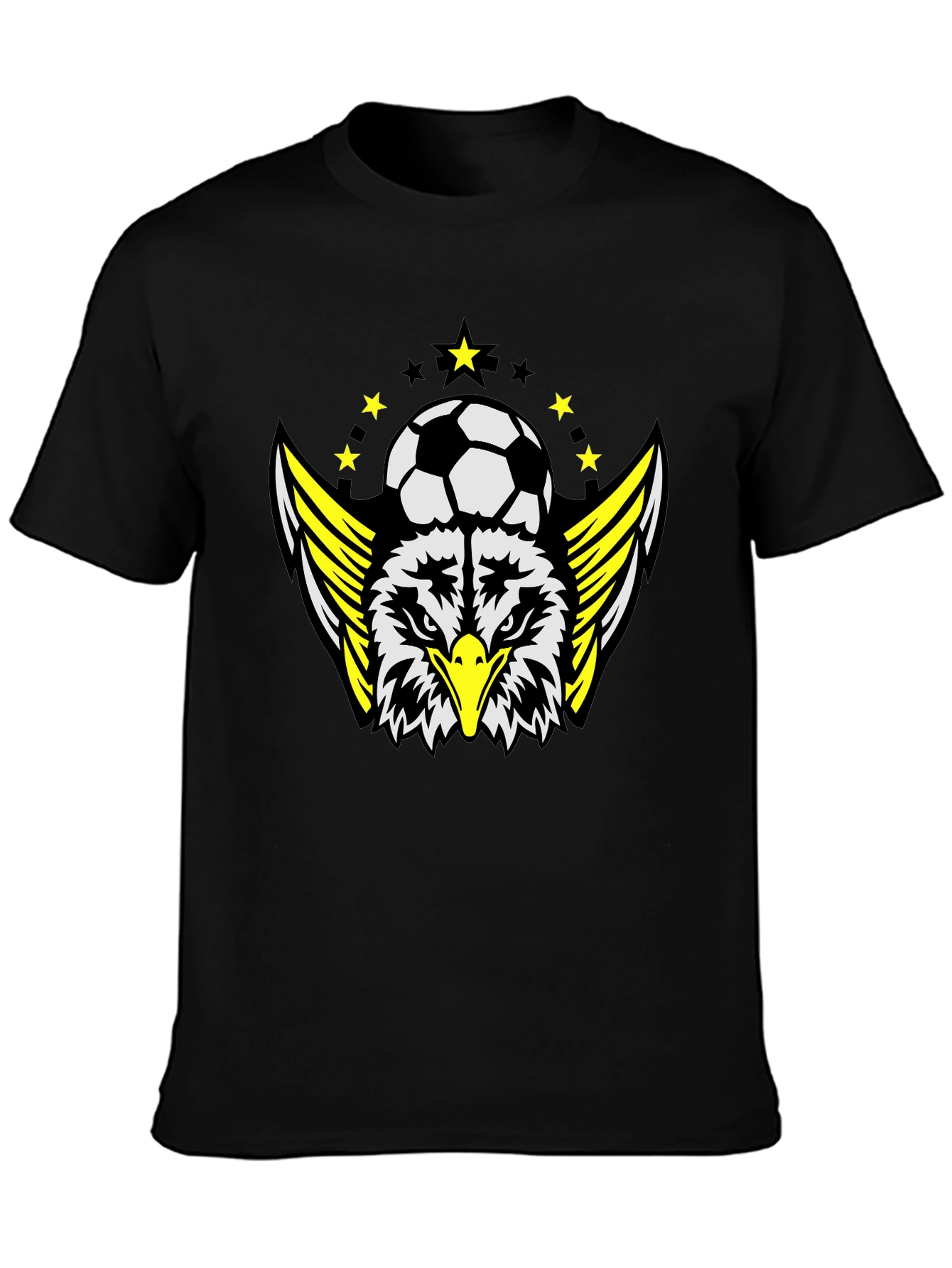 Eagle Soccer T-Shirt - Black