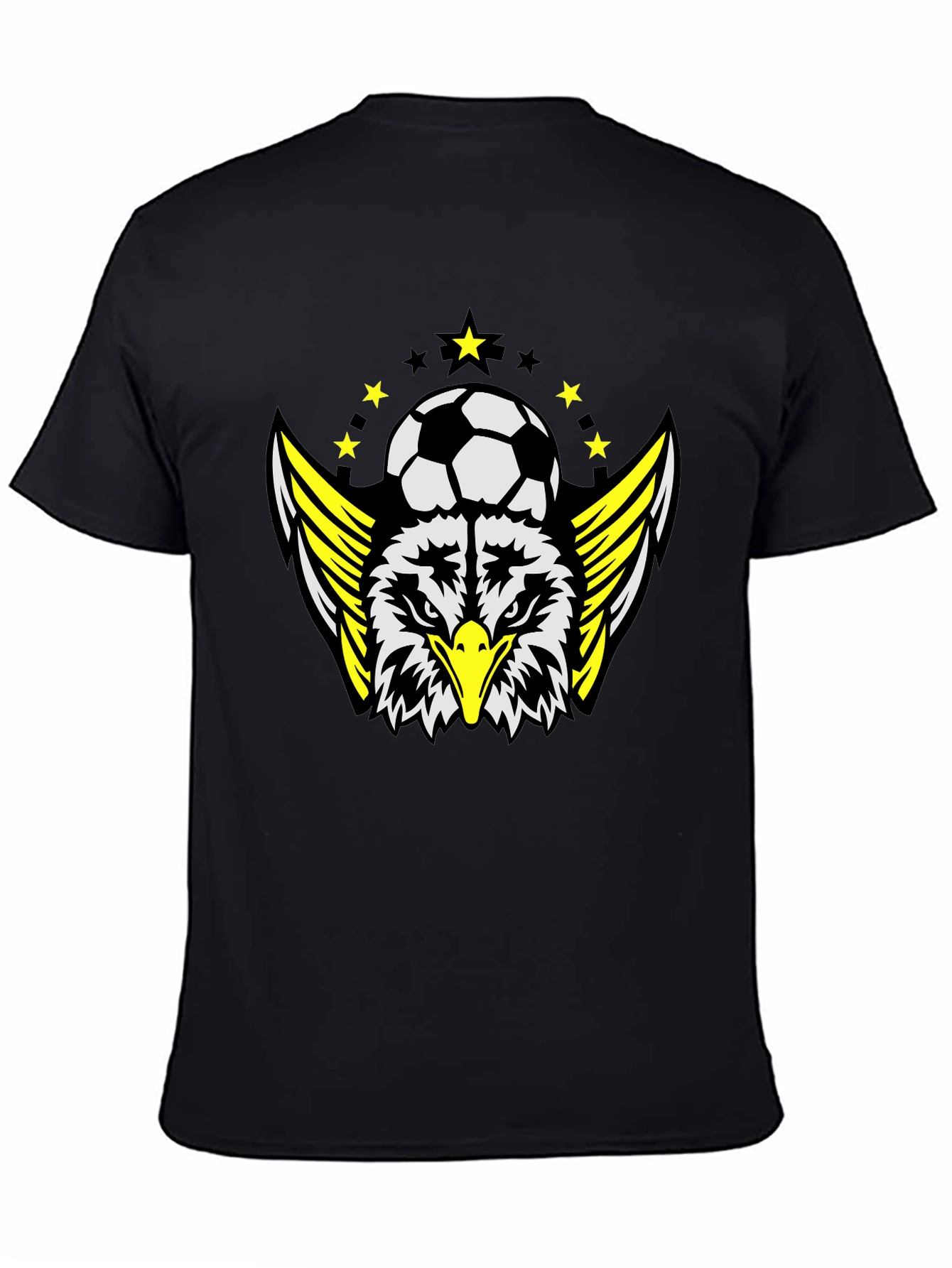 Eagle Soccer T-Shirt - Black