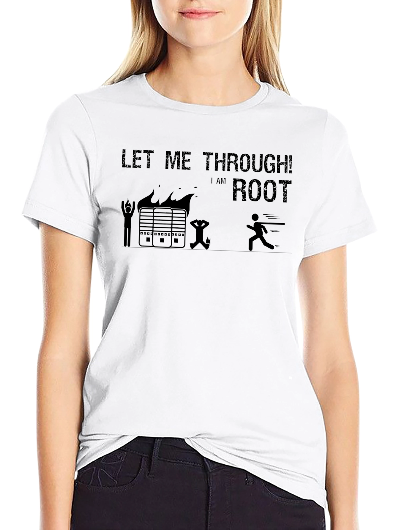 Let Me Through I Am Root Tee