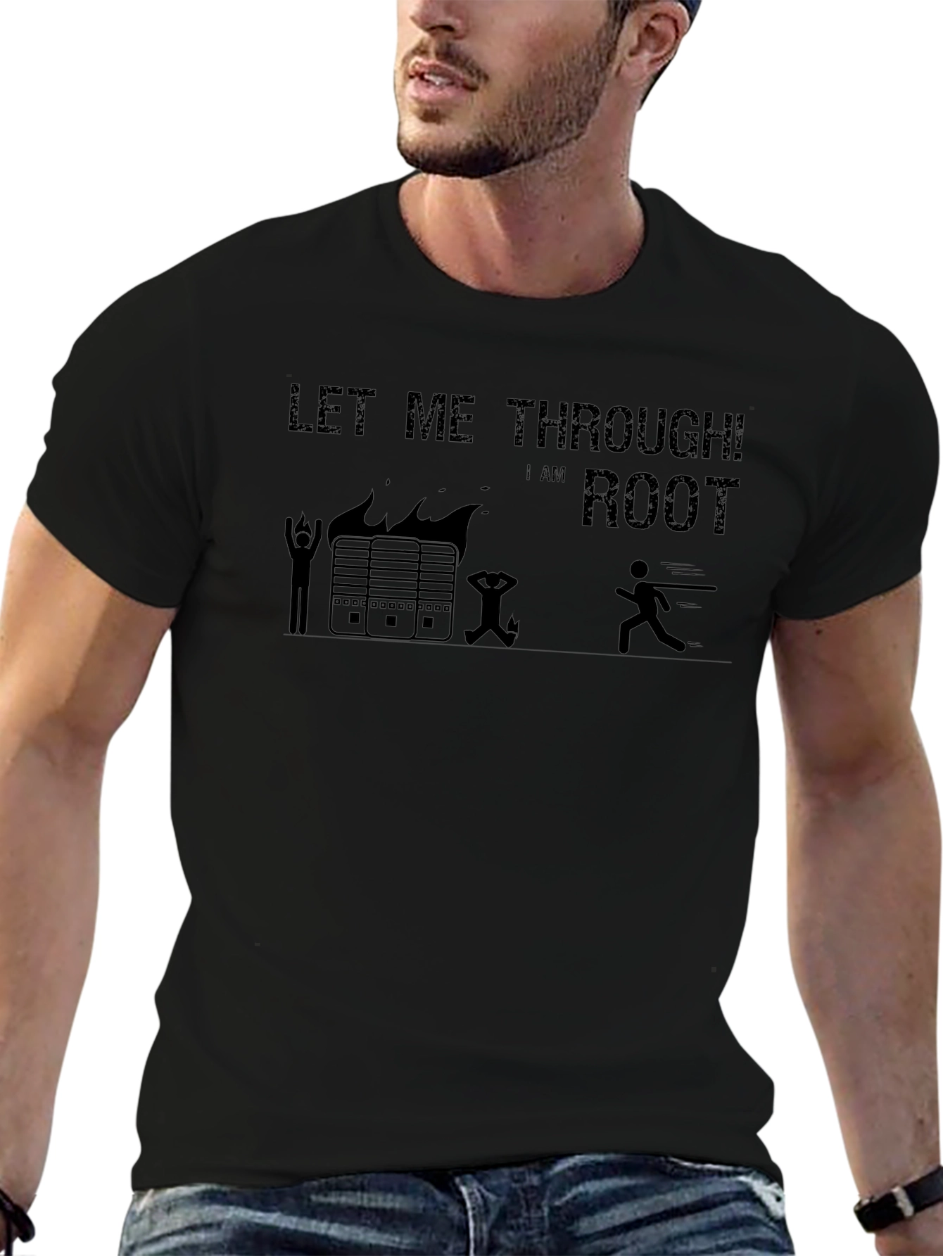 Let Me Through I Am Root Tee