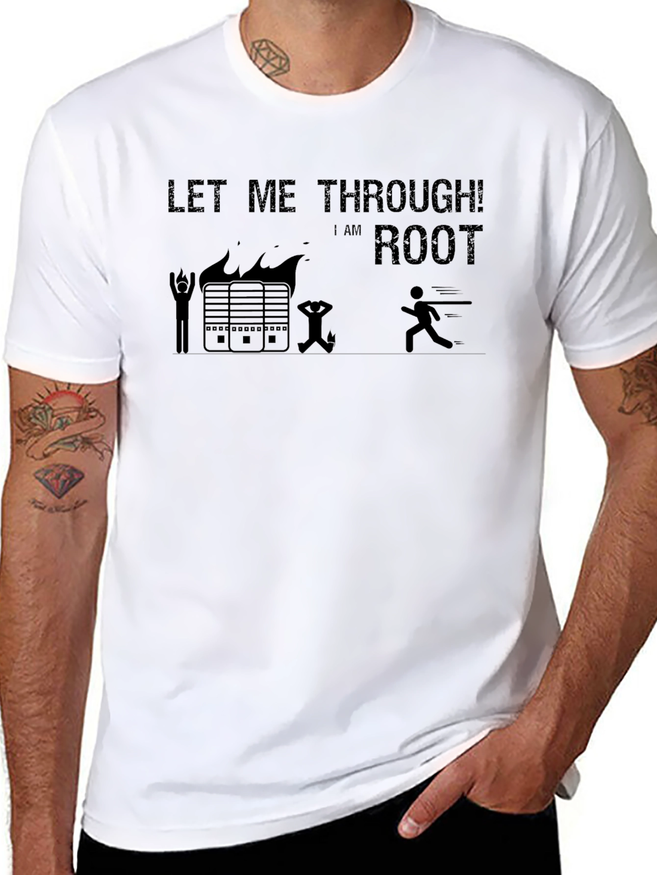 Let Me Through I Am Root Tee