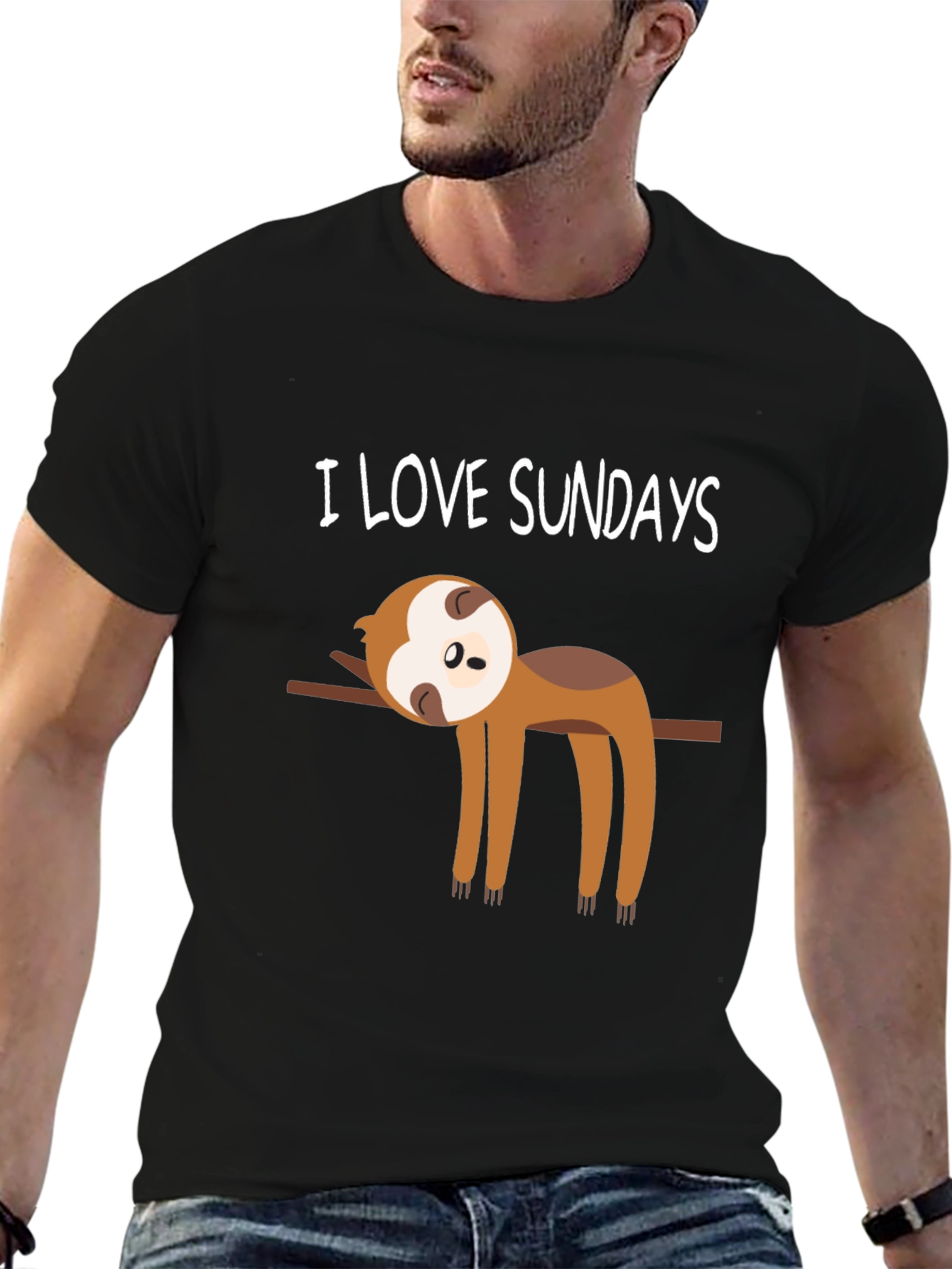 I Love Sundays Sloth T-Shirt