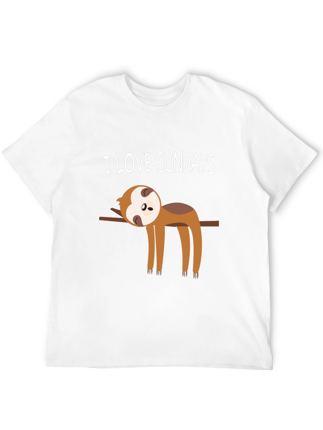 I Love Sundays Sloth T-Shirt