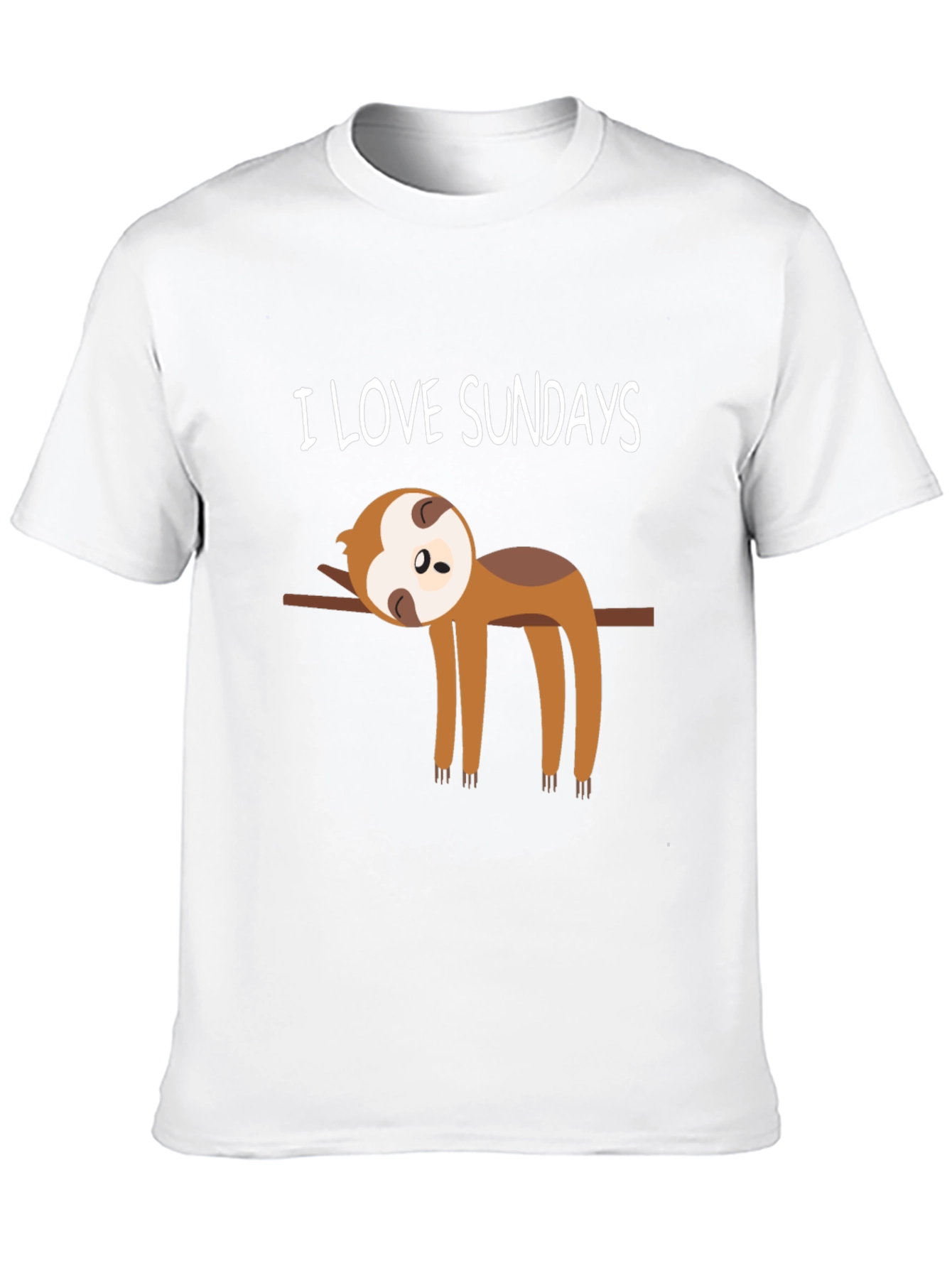 I Love Sundays Sloth T-Shirt